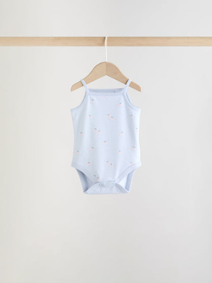 Multi Vest Baby Bodysuits 5 Pack image 6