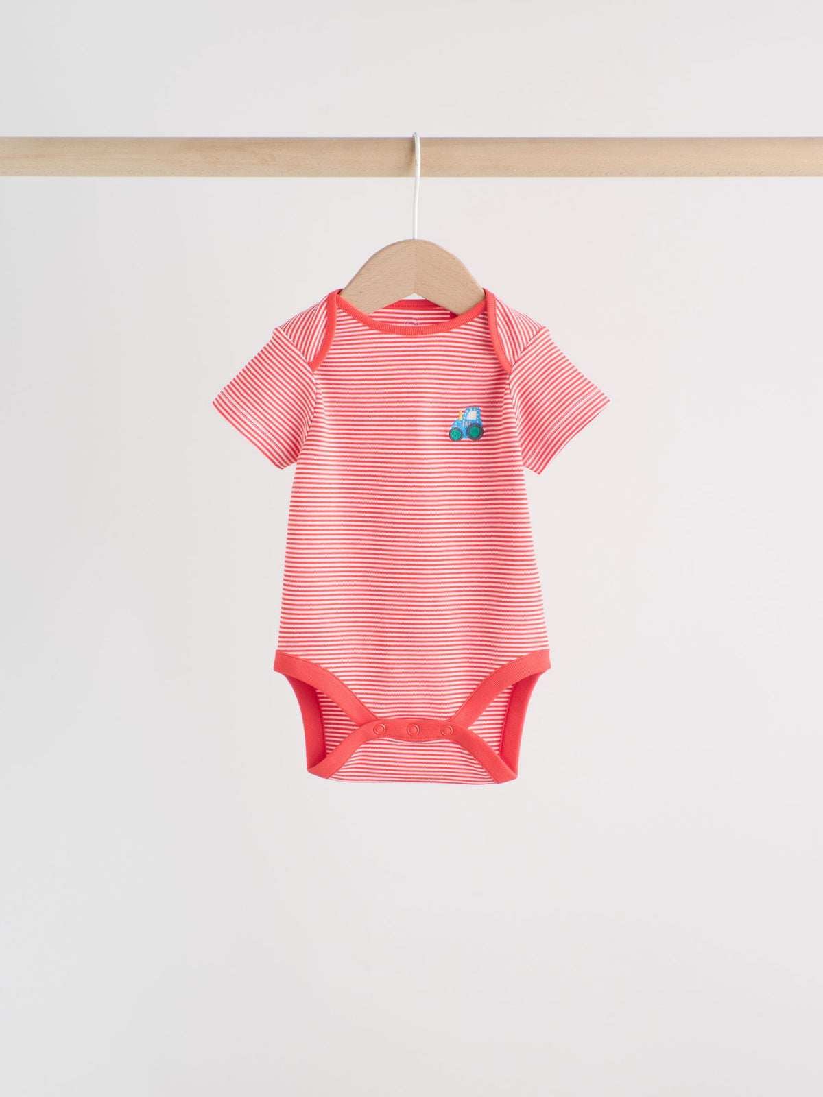 Dsiney Kidz - Green Farm 5 Pack Short Sleeve Baby Bodysuits image 6