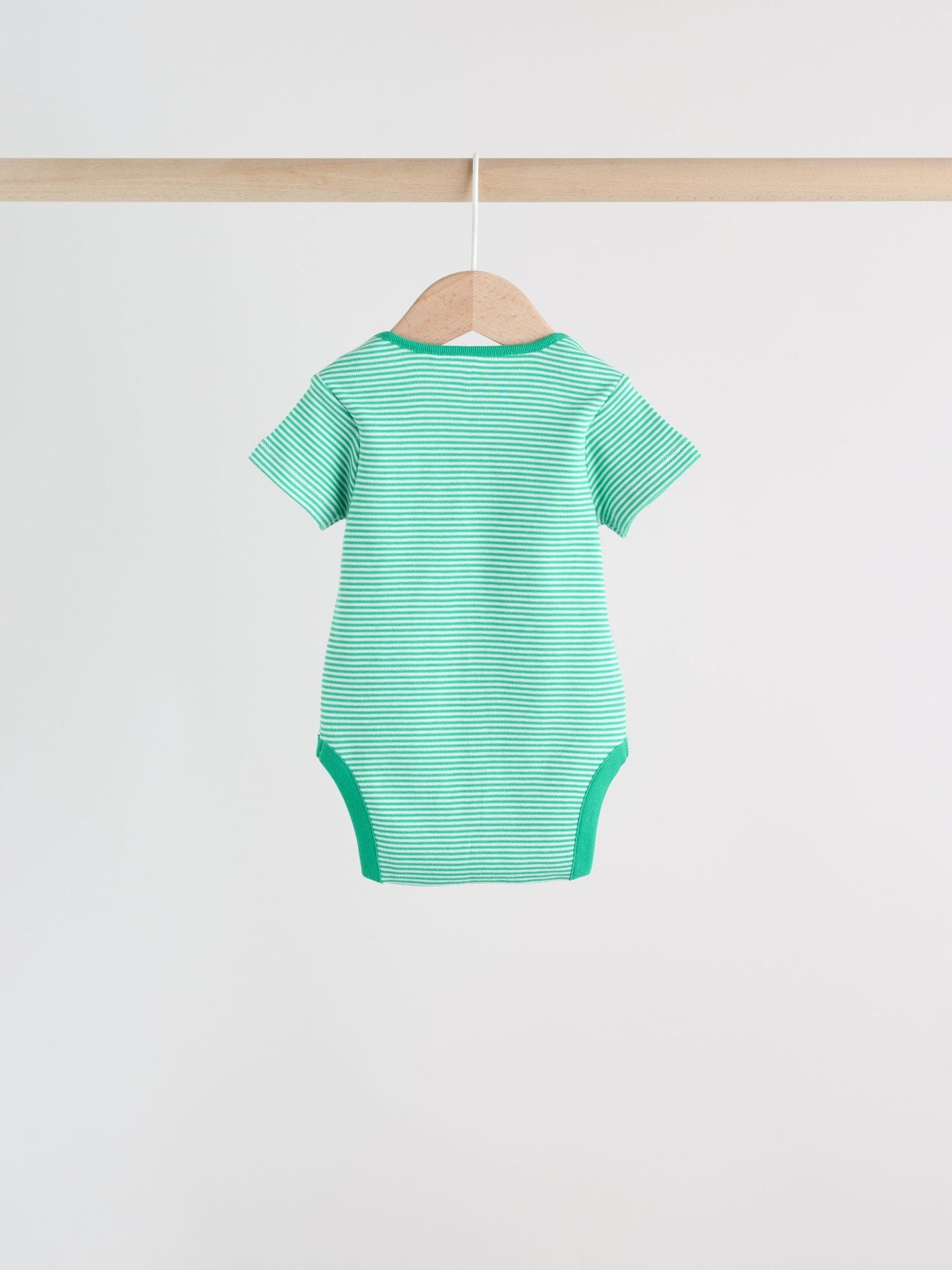 Green Farm 5 Pack Short Sleeve Baby Bodysuits image 8