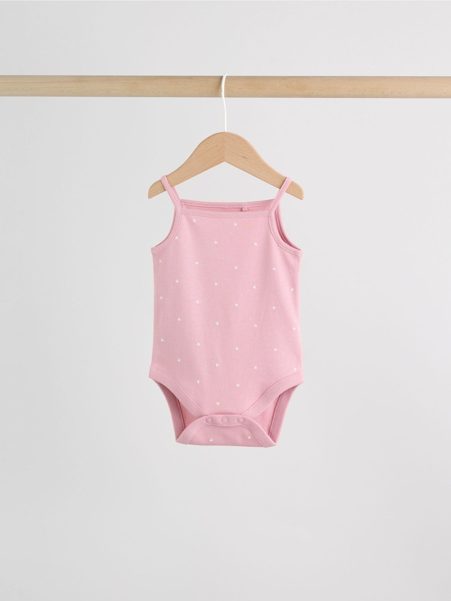 Pink Vest Baby Bodysuits 5 Pack image 4