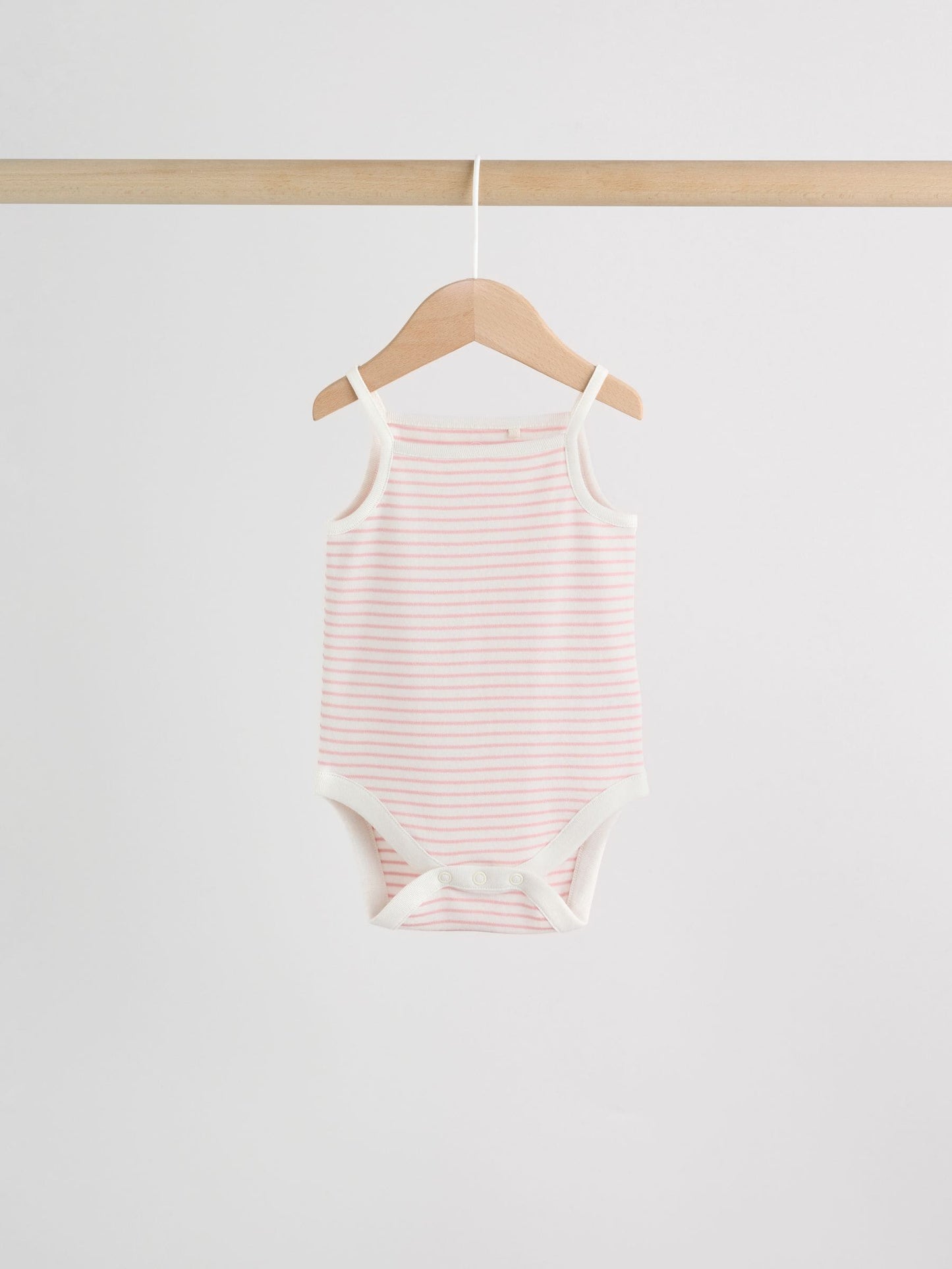 Pink Vest Baby Bodysuits 5 Pack image 5