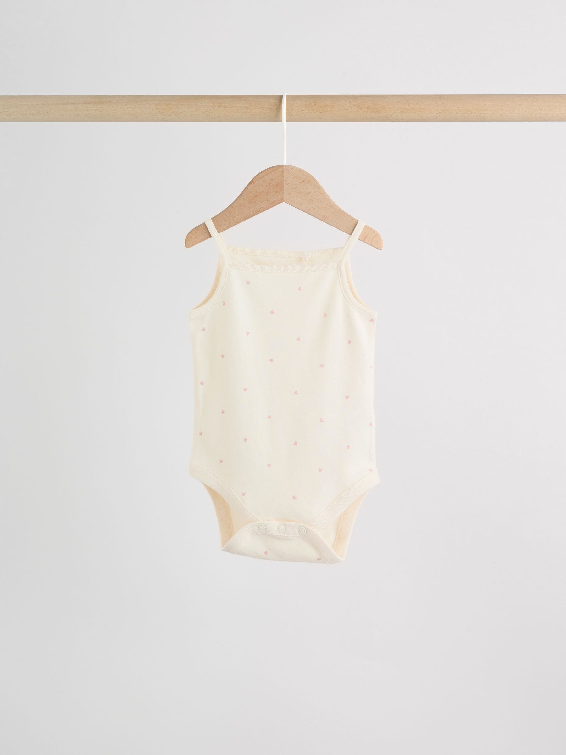 Pink Vest Baby Bodysuits 5 Pack image 6