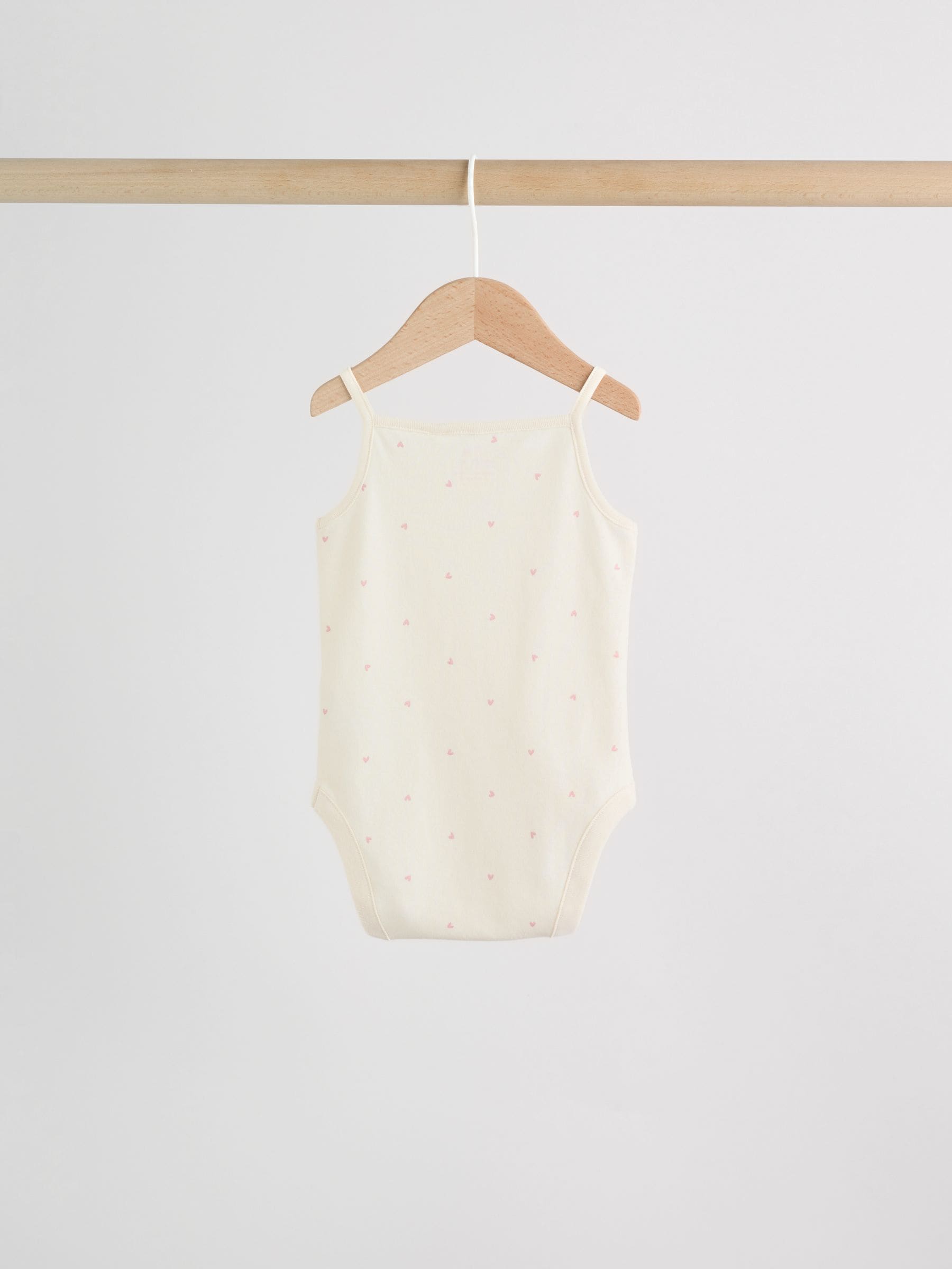 Pink Vest Baby Bodysuits 5 Pack image 7