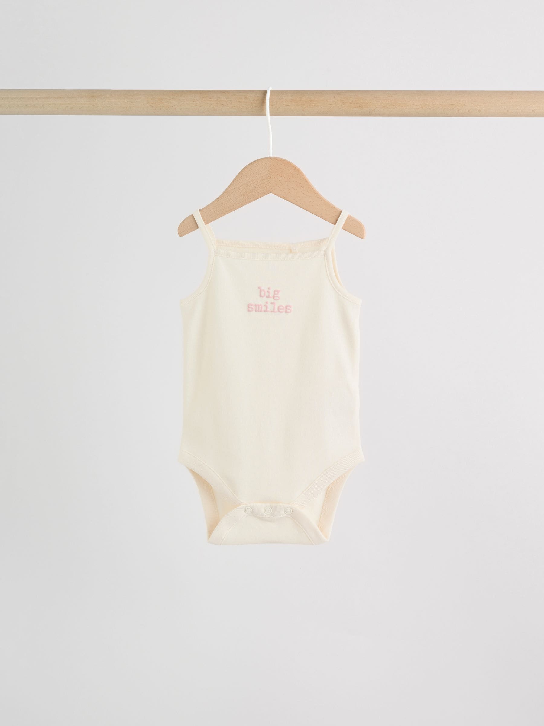 Pink Vest Baby Bodysuits 5 Pack image 8