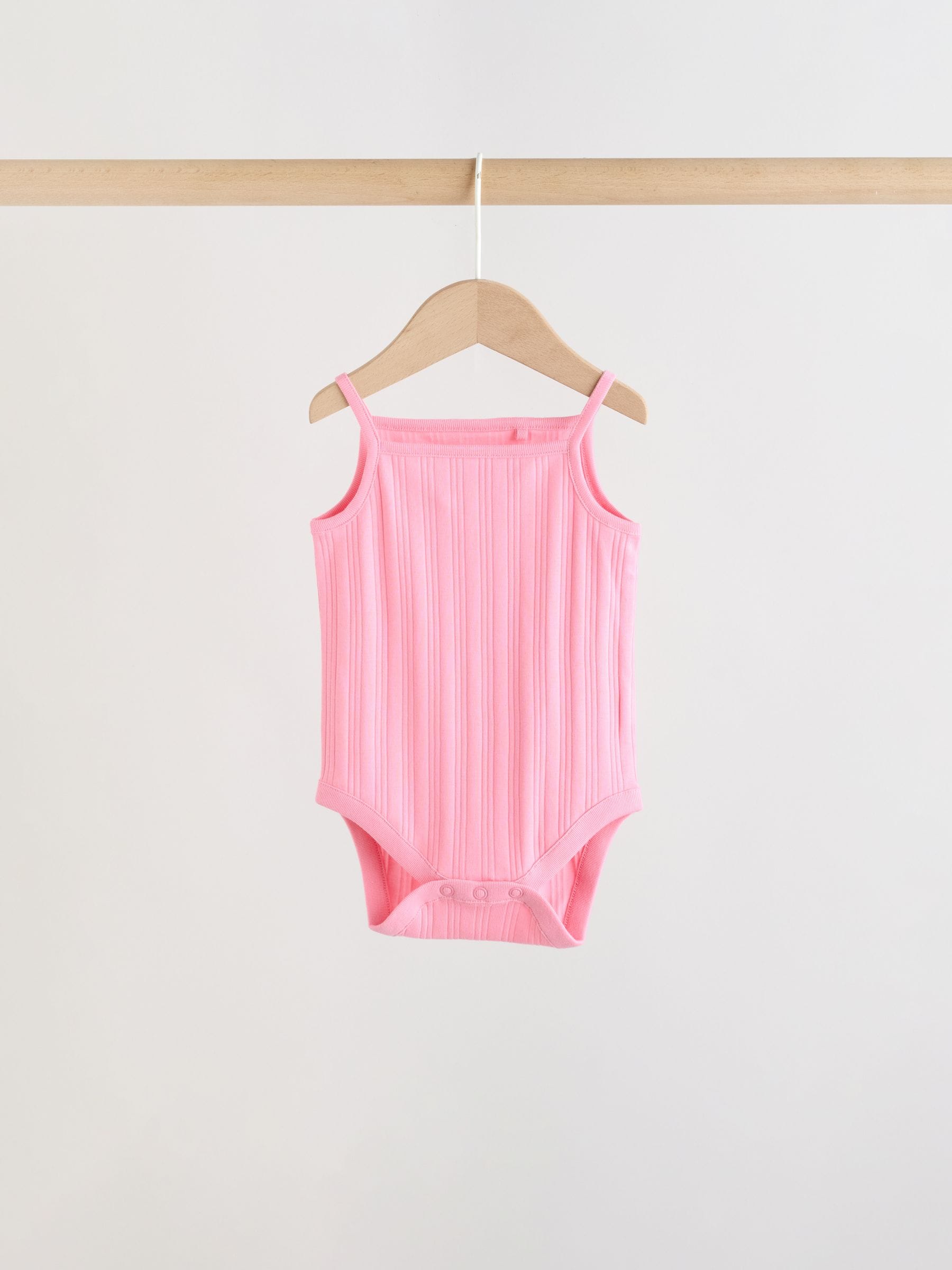 Multi Vest Baby Bodysuits 5 Pack image 3