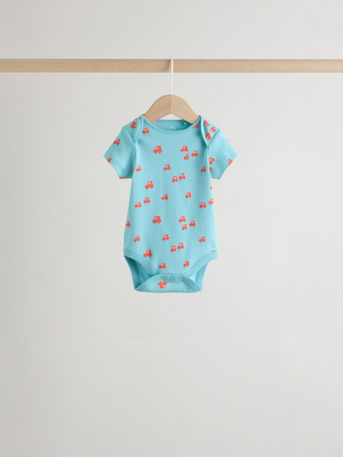 Blue Short Sleeve Baby Bodysuits 5 Pack - image 11