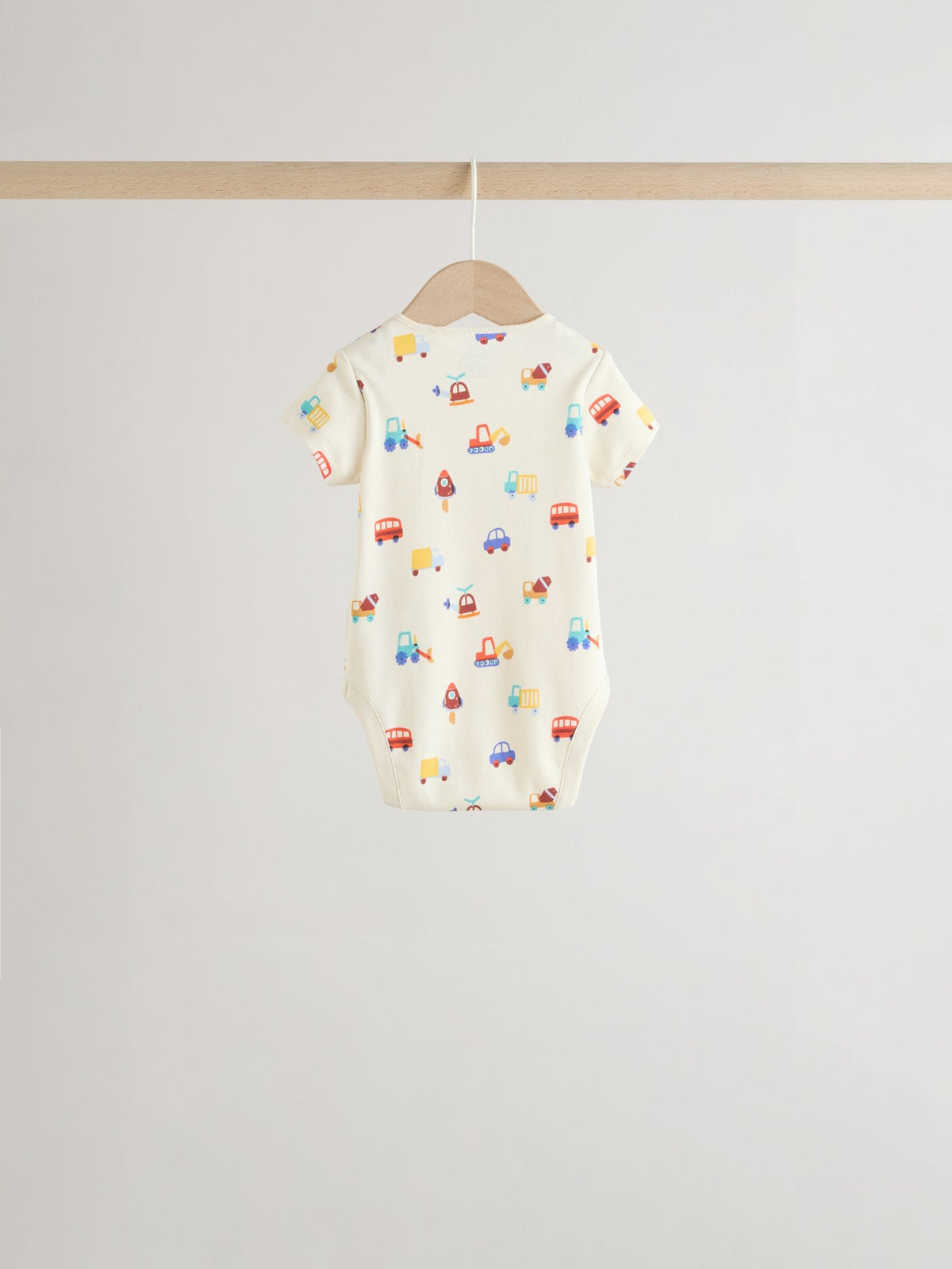 Blue Short Sleeve Baby Bodysuits 5 Pack - image 12
