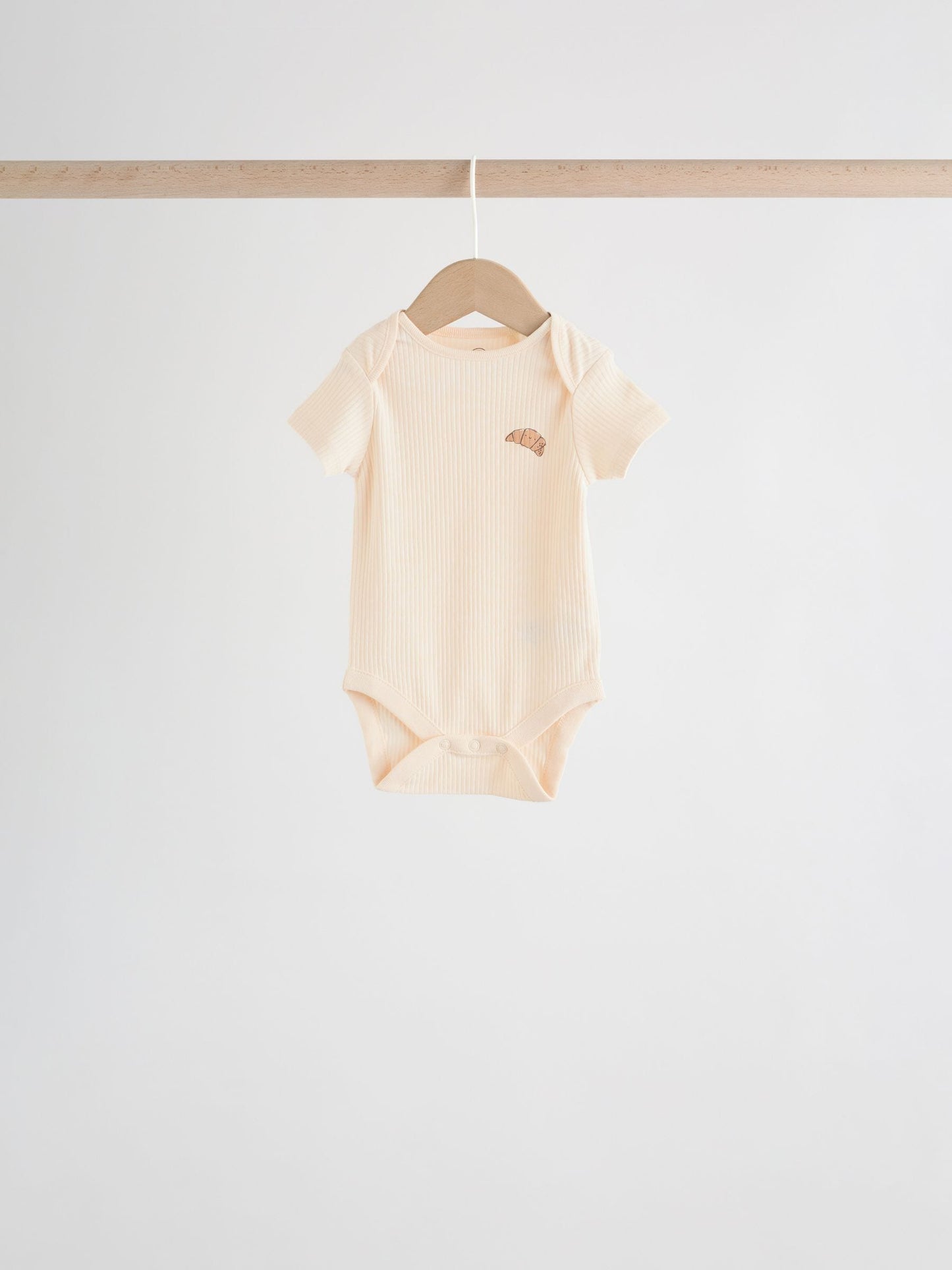 Neutral Short Sleeve Baby Bodysuits 5 Pack image 6