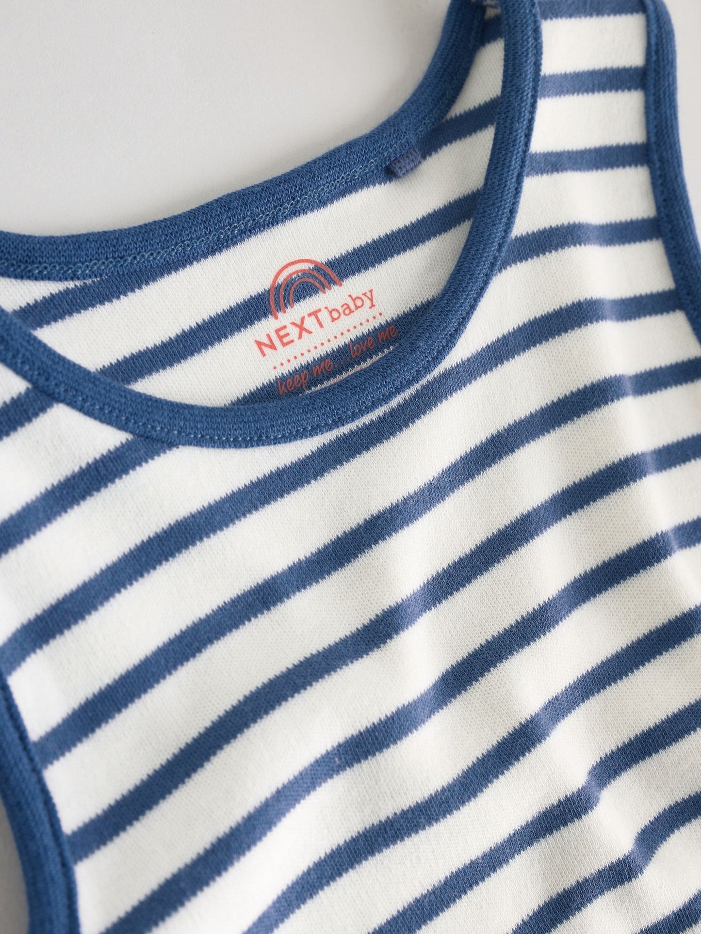 Bright Stripe Vest Baby Bodysuits 5 Pack image 4