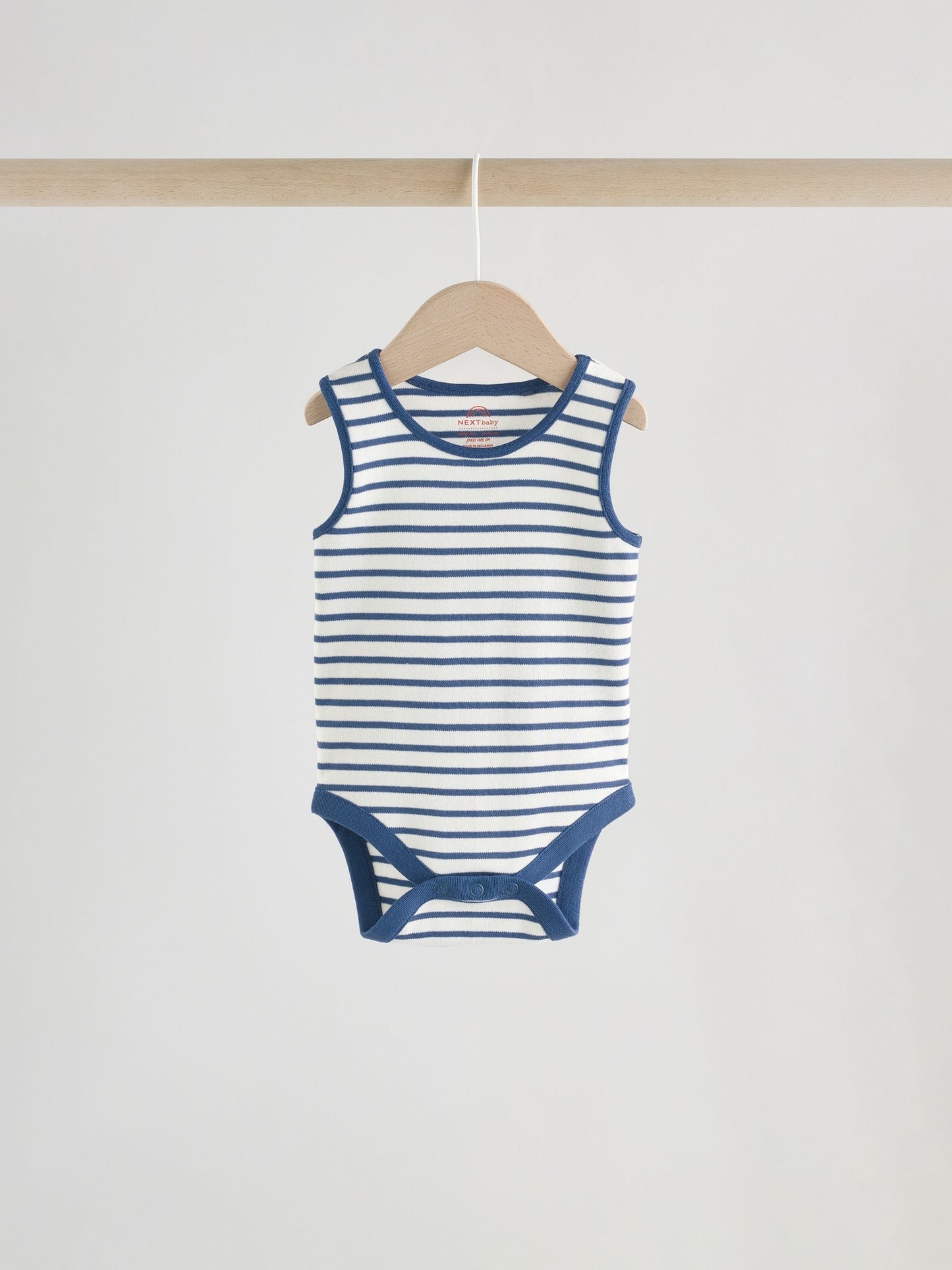 Bright Stripe Vest Baby Bodysuits 5 Pack image 7