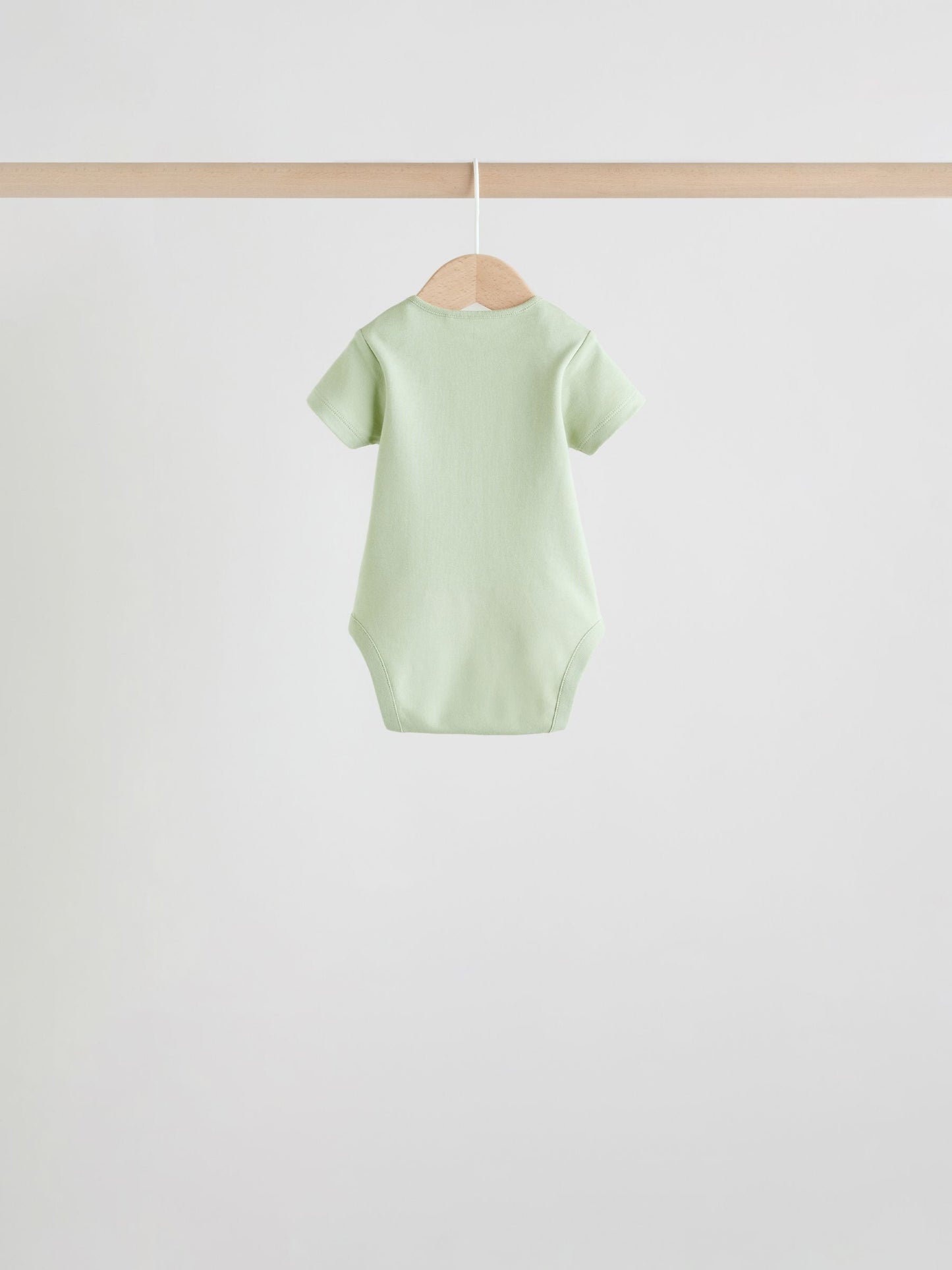 Green Short Sleeve Baby Bodysuits 5 Pack image 8