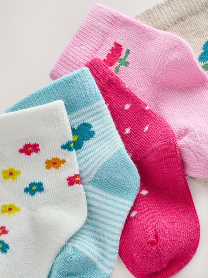Multi Baby Socks 5 Pack image 2