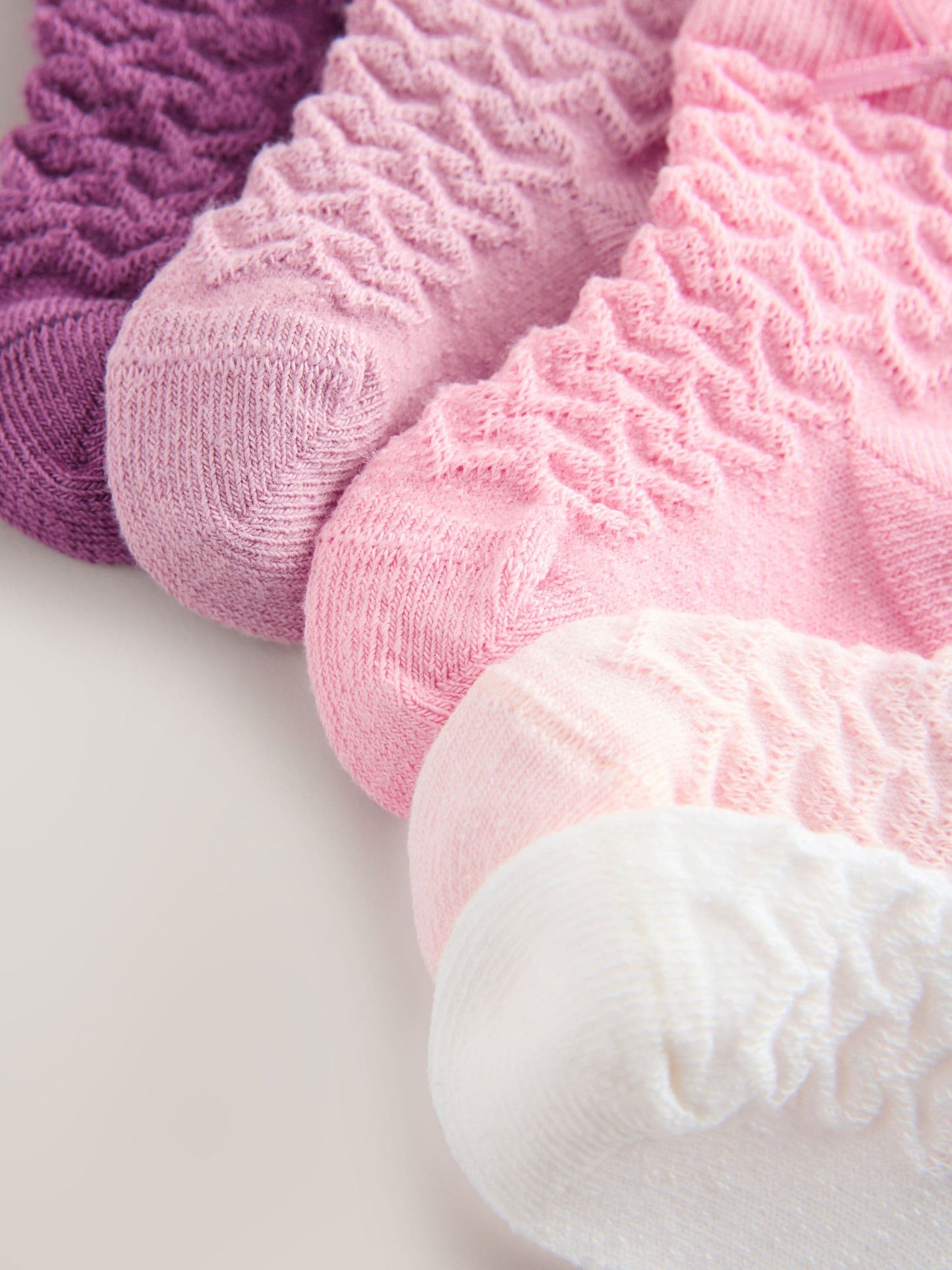 Pink Baby Socks 5 Pack image 3