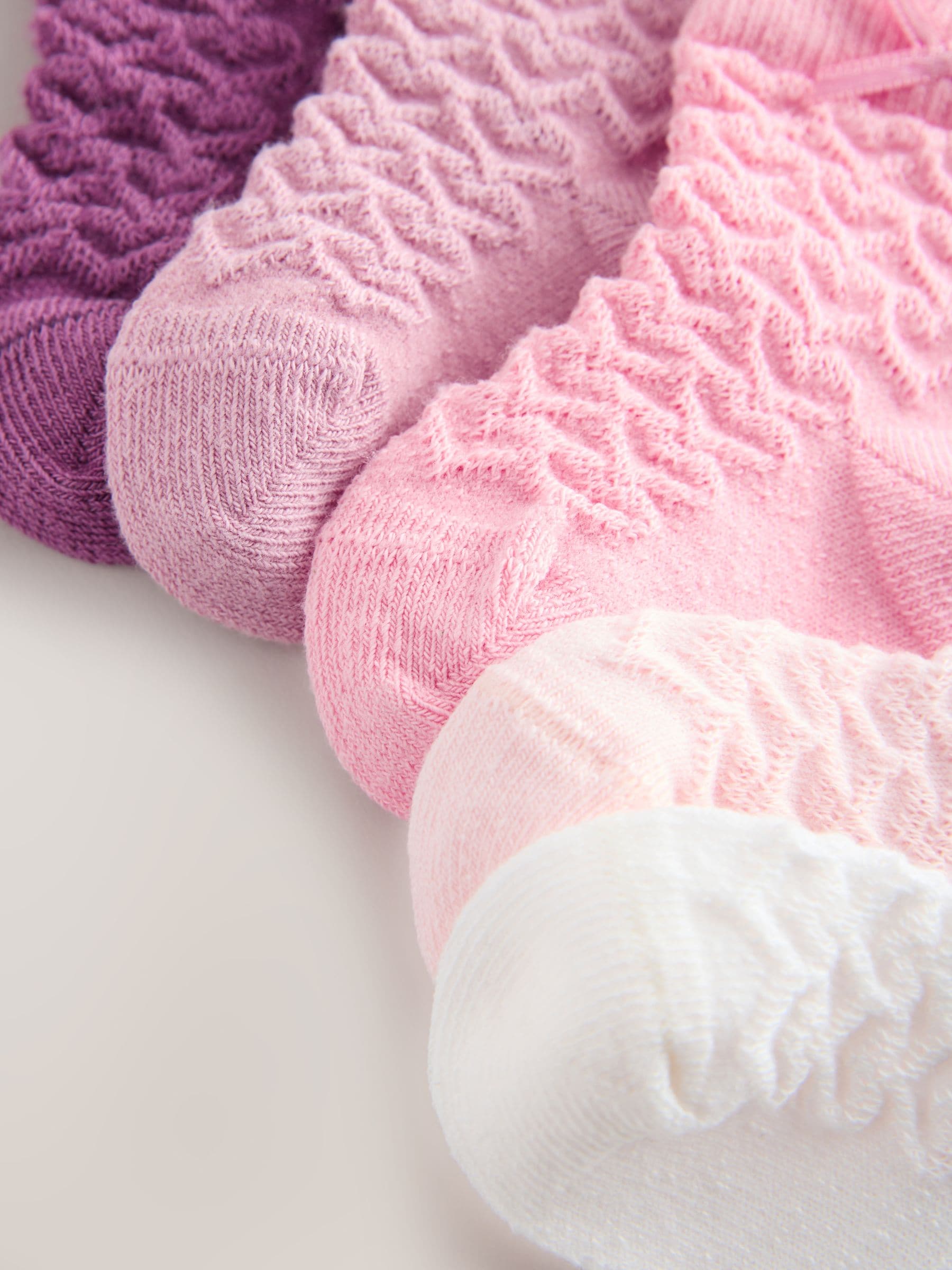 Pink Baby Socks 5 Pack image 3