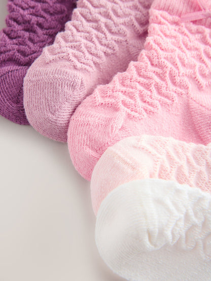 Pink Baby Socks 5 Pack image 3