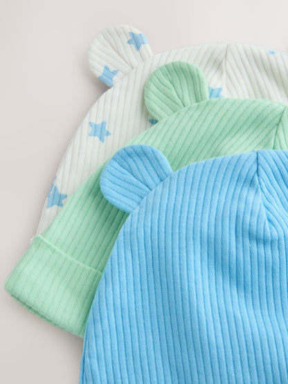 Blue/Green Baby Beanies (0-18mths) image 5