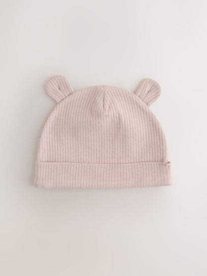Neutral Baby Beanies 3 Pack (0-12mths) image 3