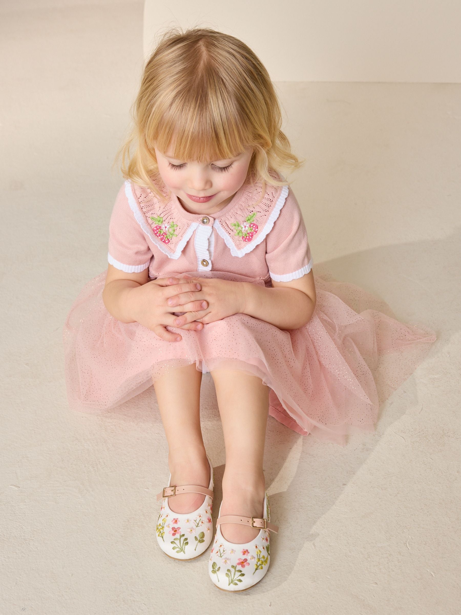 Multi Embroidered Occasion Mary Jane Shoes image 4