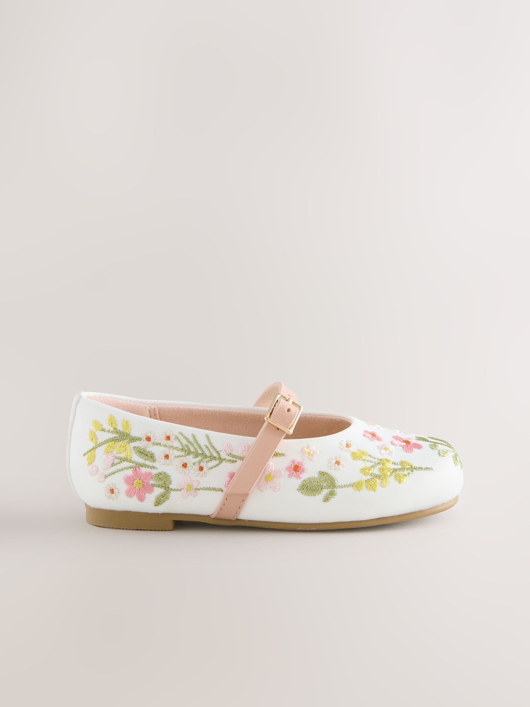 Multi Embroidered Occasion Mary Jane Shoes image 5