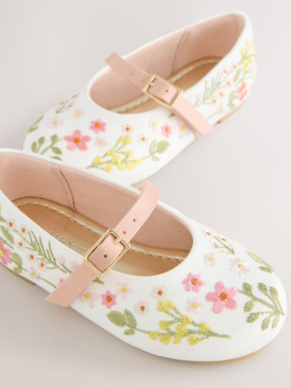 Multi Embroidered Occasion Mary Jane Shoes image 6