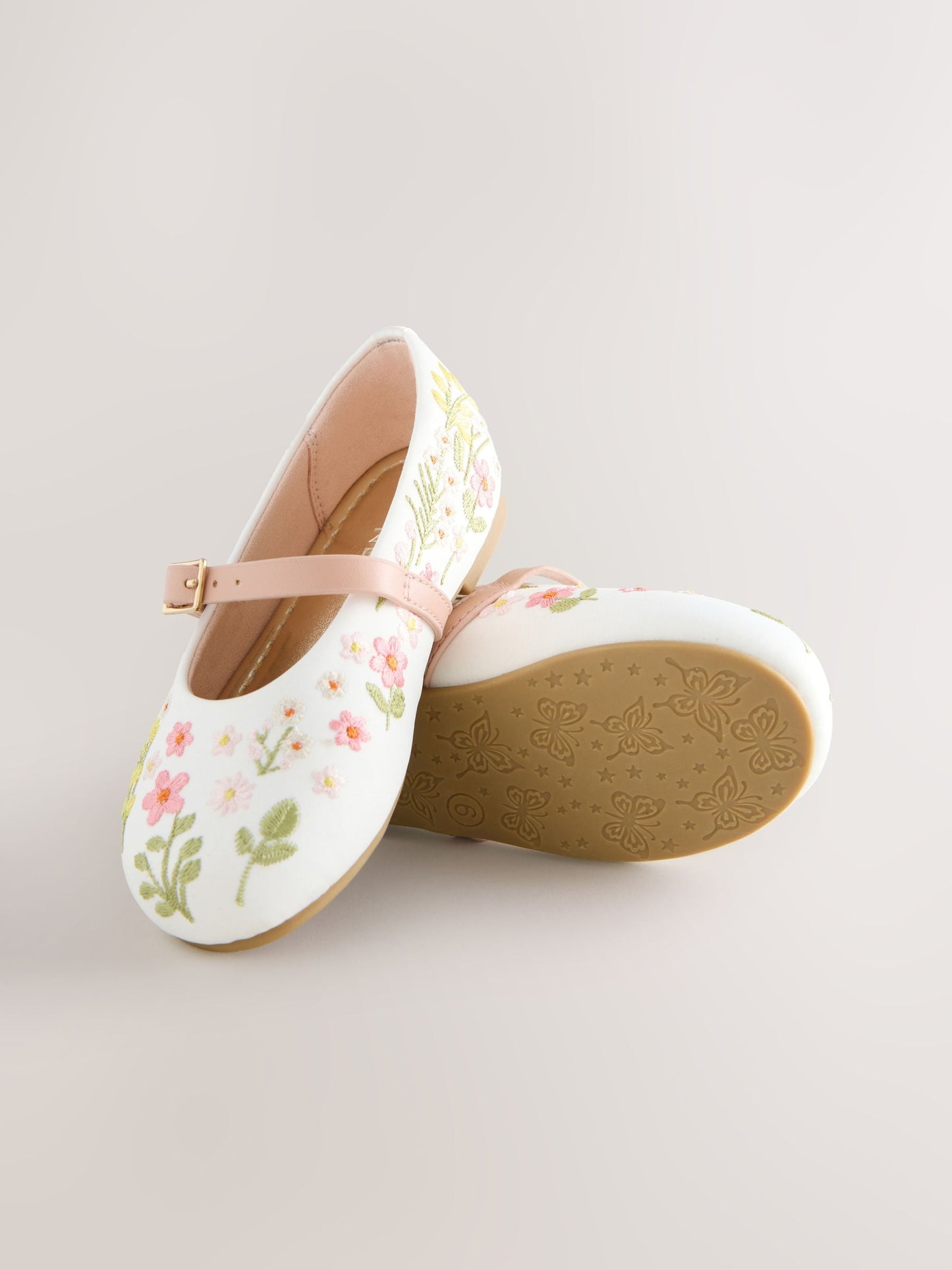Multi Embroidered Occasion Mary Jane Shoes image 7