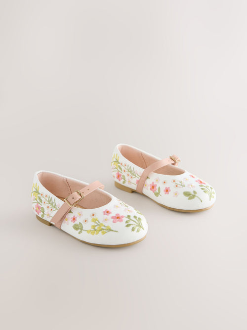 Dsiney Kidz - Multi Embroidered Occasion Mary Jane Shoes image 1