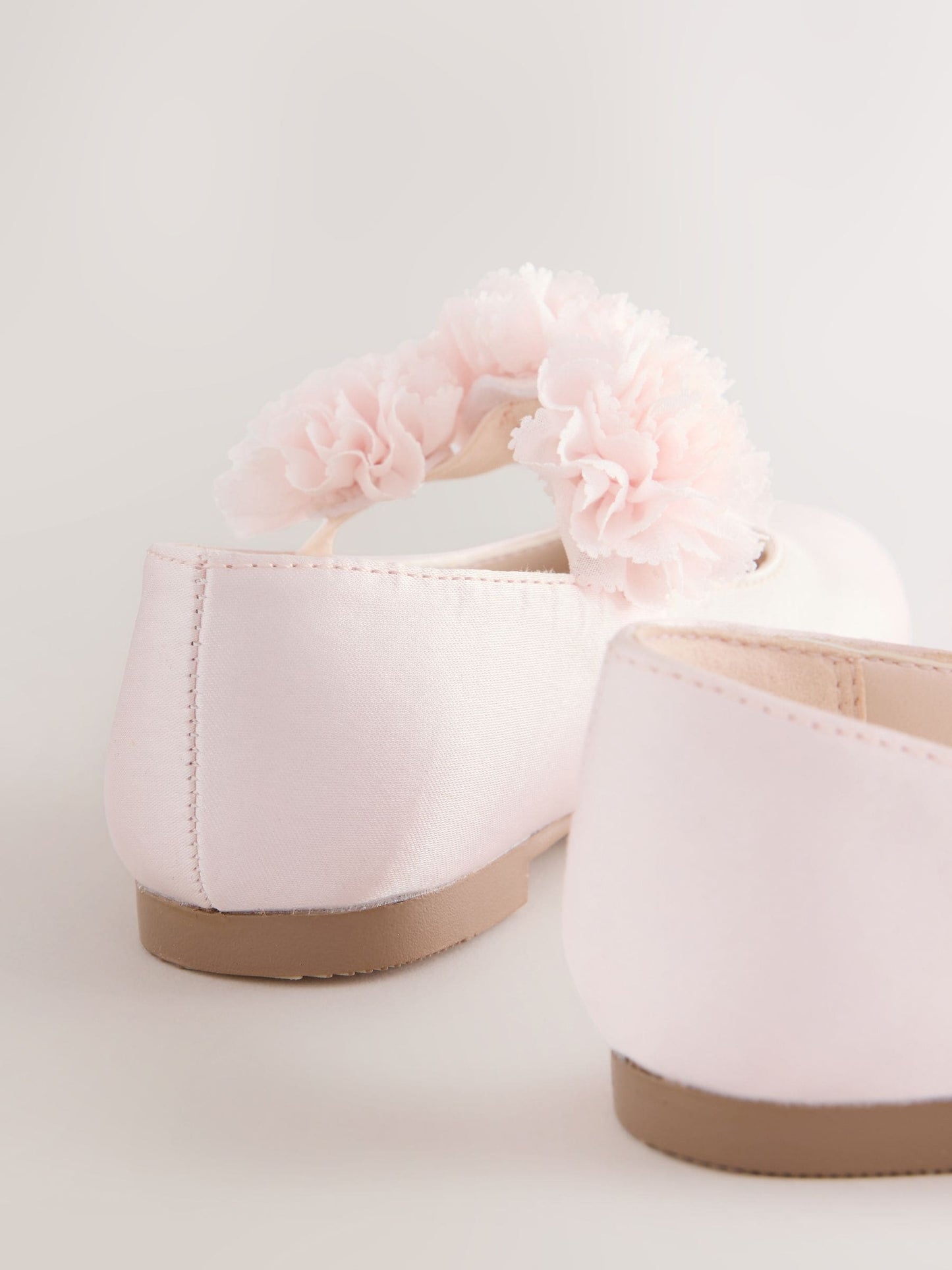 Pink Standard Fit (F) Satin Flower Girl Occasion Mary Jane Shoes image 4
