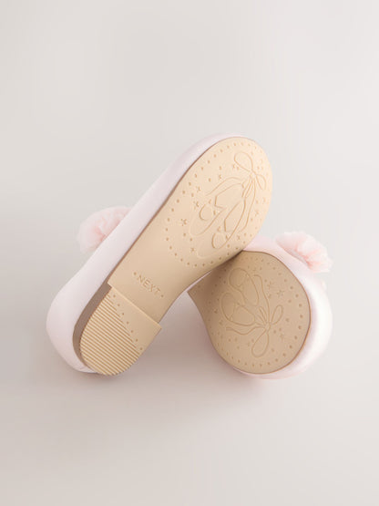 Dsiney Kidz - Pink Wide Fit (G) Satin Flower Girl Occasion Mary Jane Shoes image 3