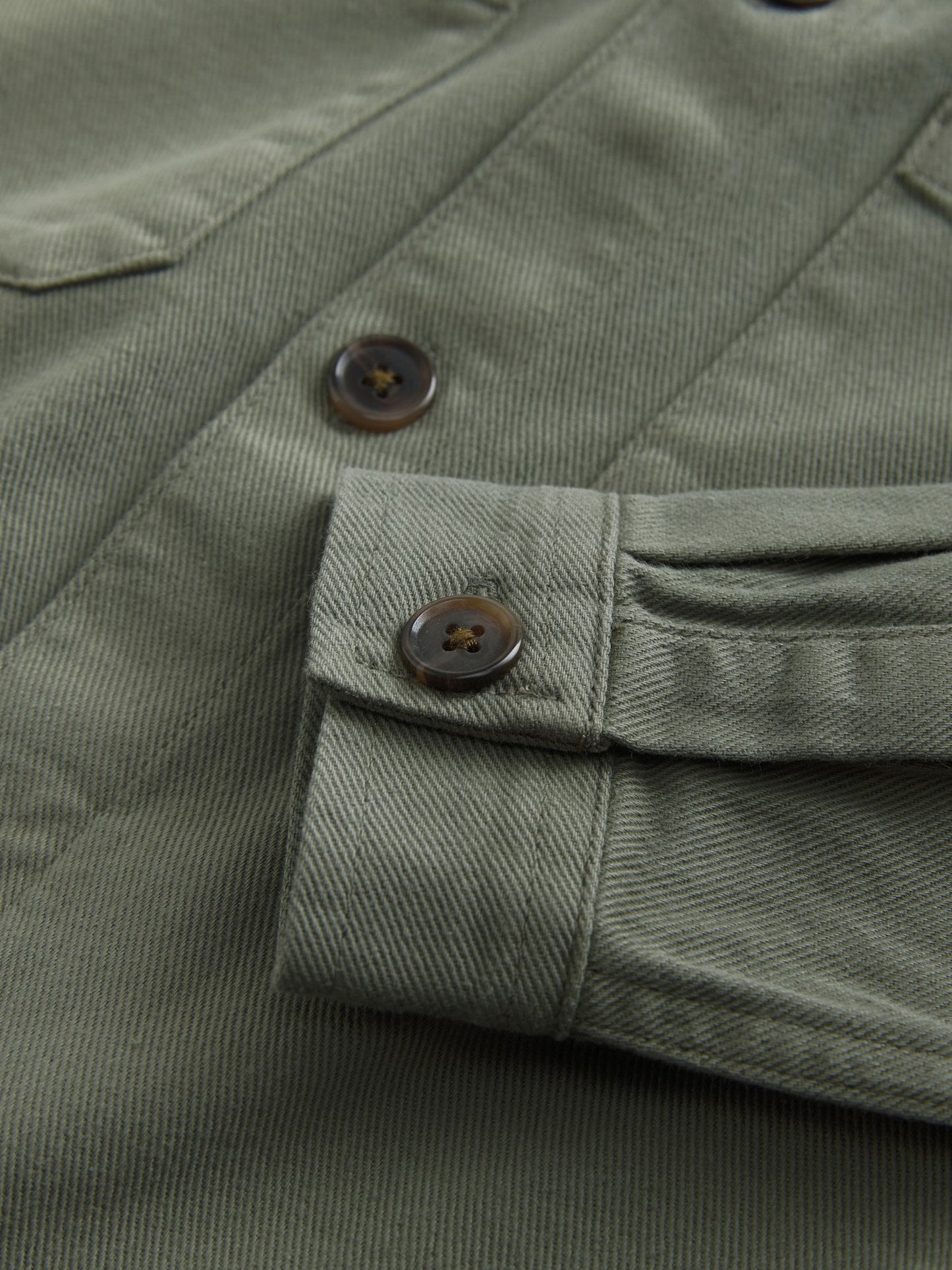 Dsiney Kidz - Khaki Green Canvas Overshirt (3-16yrs) image 6