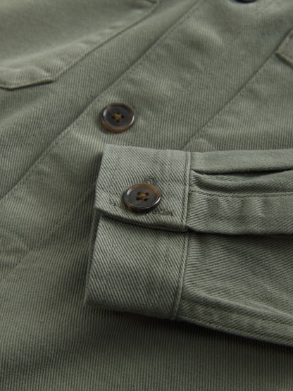 Dsiney Kidz - Khaki Green Canvas Overshirt (3-16yrs) image 6