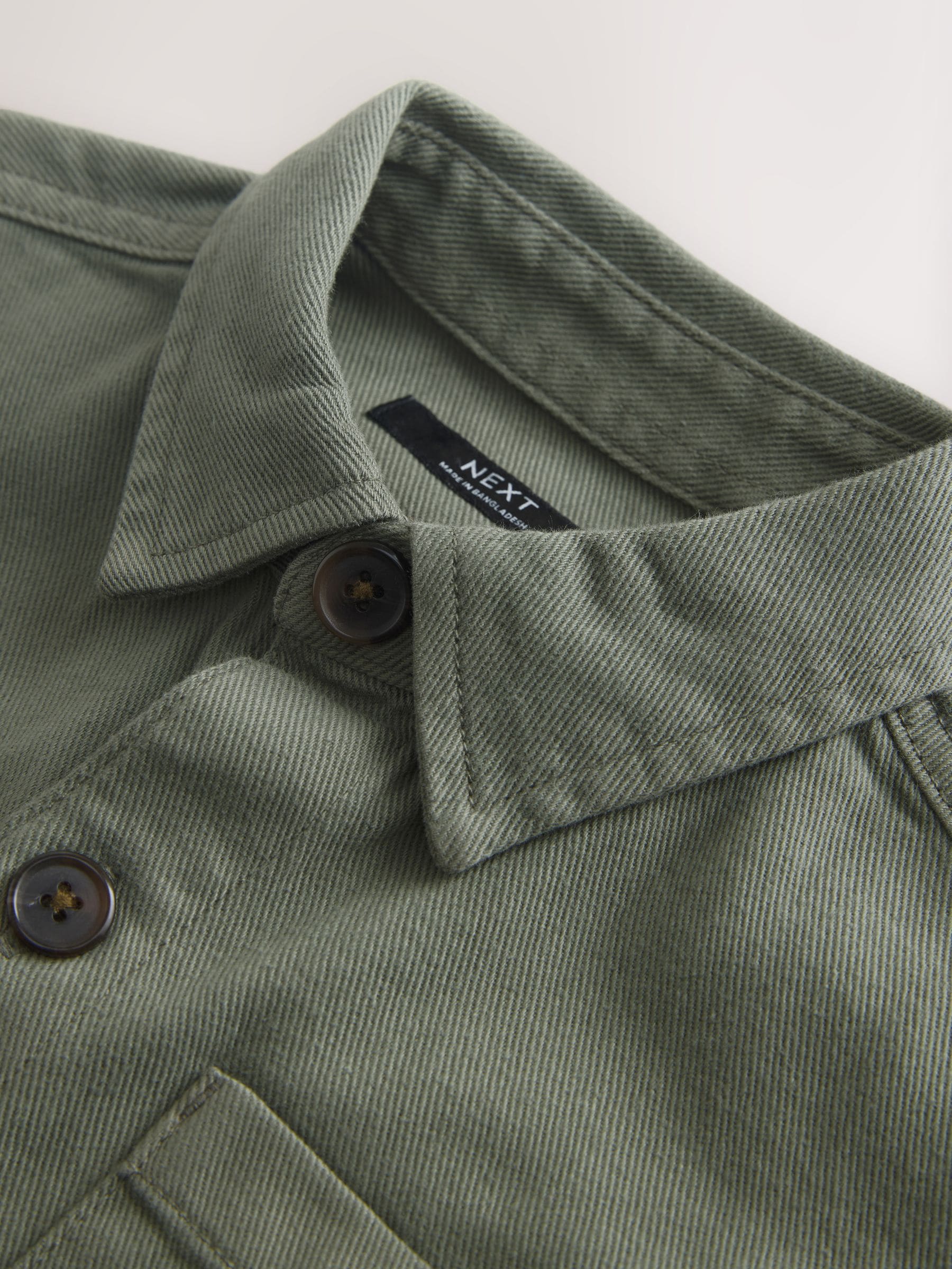 Dsiney Kidz - Khaki Green Canvas Overshirt (3-16yrs) image 7