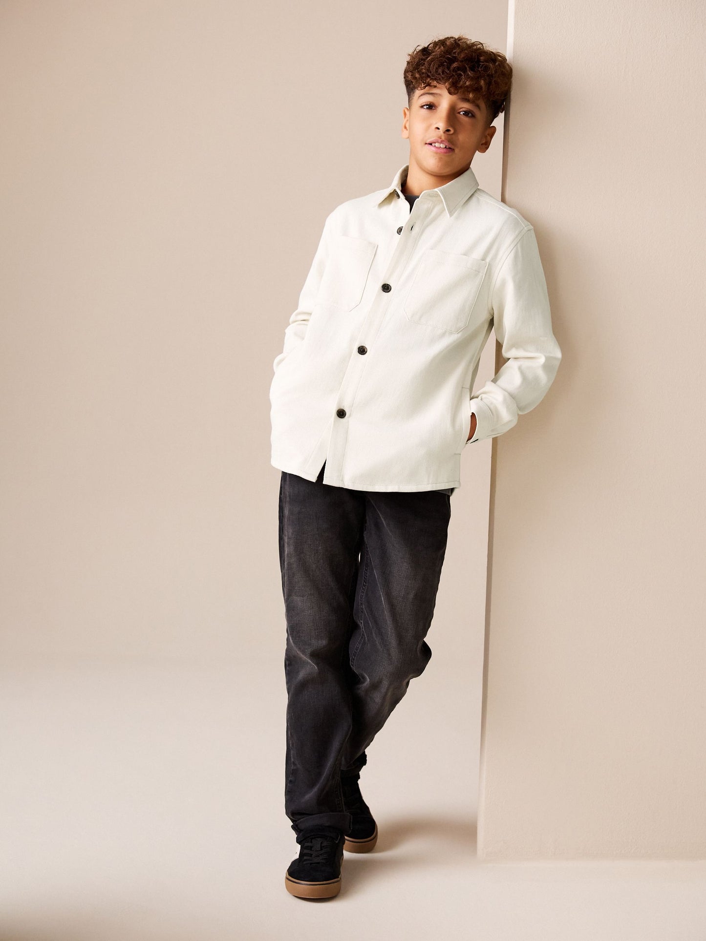 Dsiney Kidz - Ecru Canvas Overshirt (3-16yrs) image 3