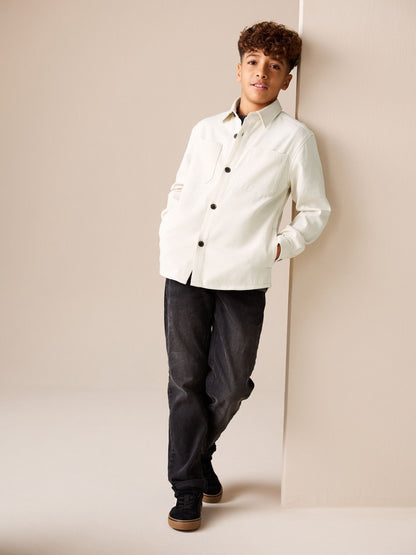 Dsiney Kidz - Ecru Canvas Overshirt (3-16yrs) image 3