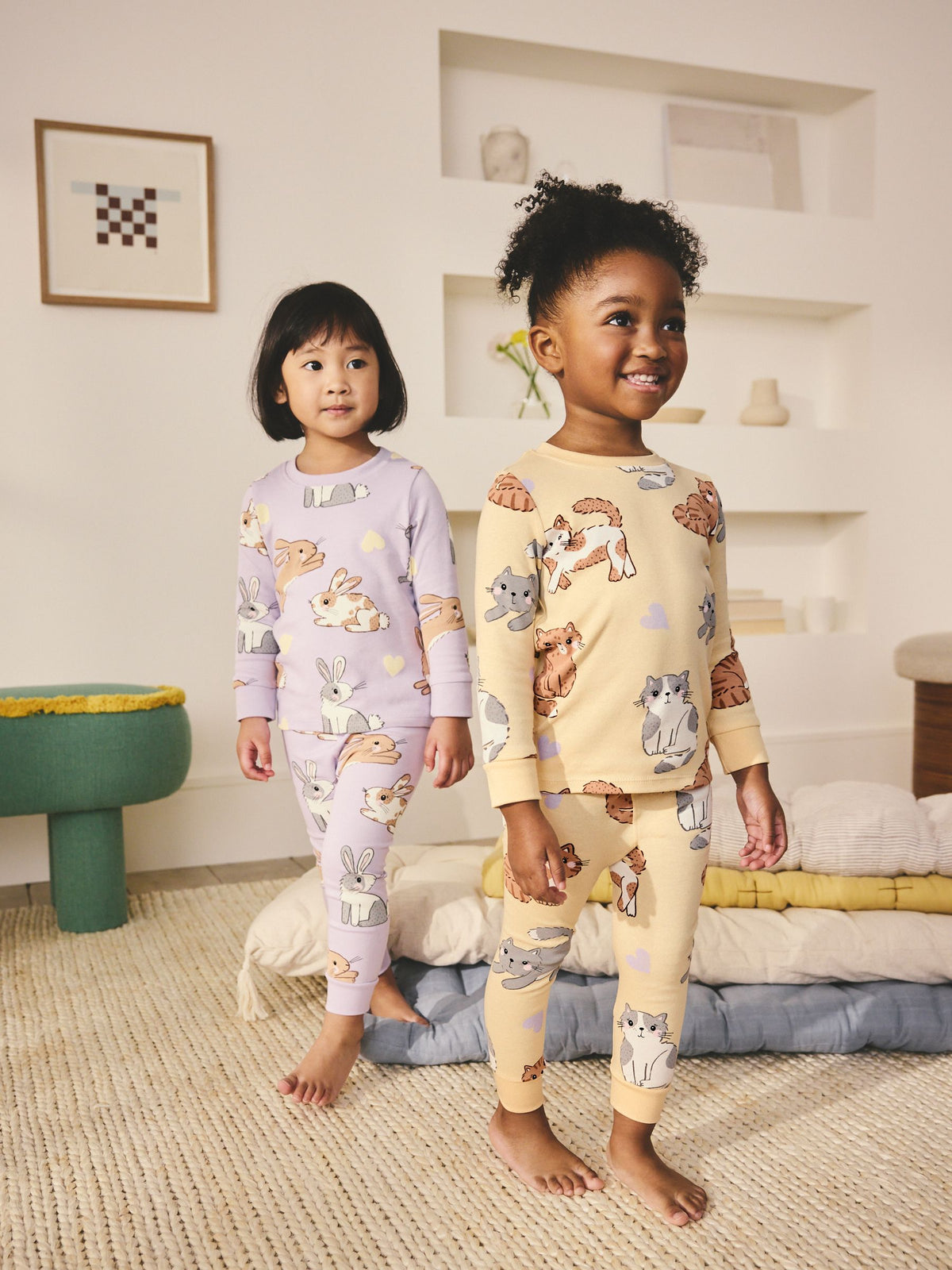 Yellow/Blue Snuggle Pyjamas 3 Pack (9mths-12yrs) - image 2