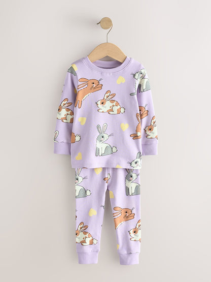 Yellow/Blue Snuggle Pyjamas 3 Pack (9mths-12yrs) - image 7