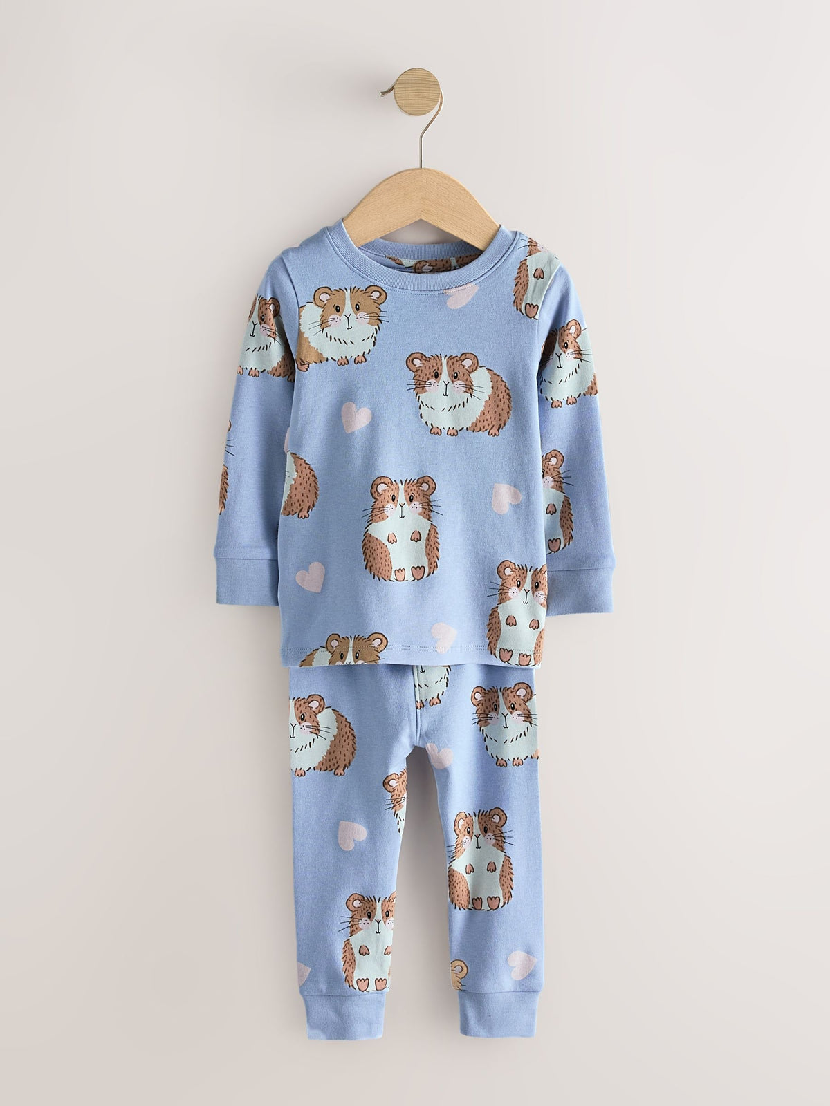 Yellow/Blue Snuggle Pyjamas 3 Pack (9mths-12yrs) - image 8
