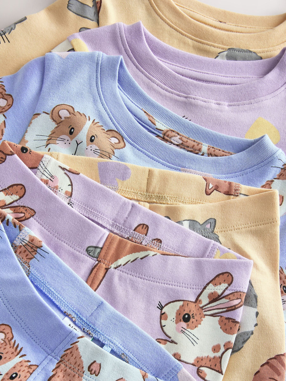 Yellow/Blue Snuggle Pyjamas 3 Pack (9mths-12yrs) - image 9