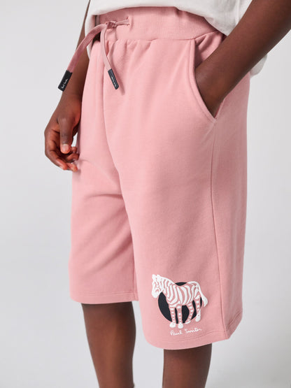 Dsiney Kidz - Paul Smith Junior Grey/Pink Graphic T-Shirt and Shorts Set image 5