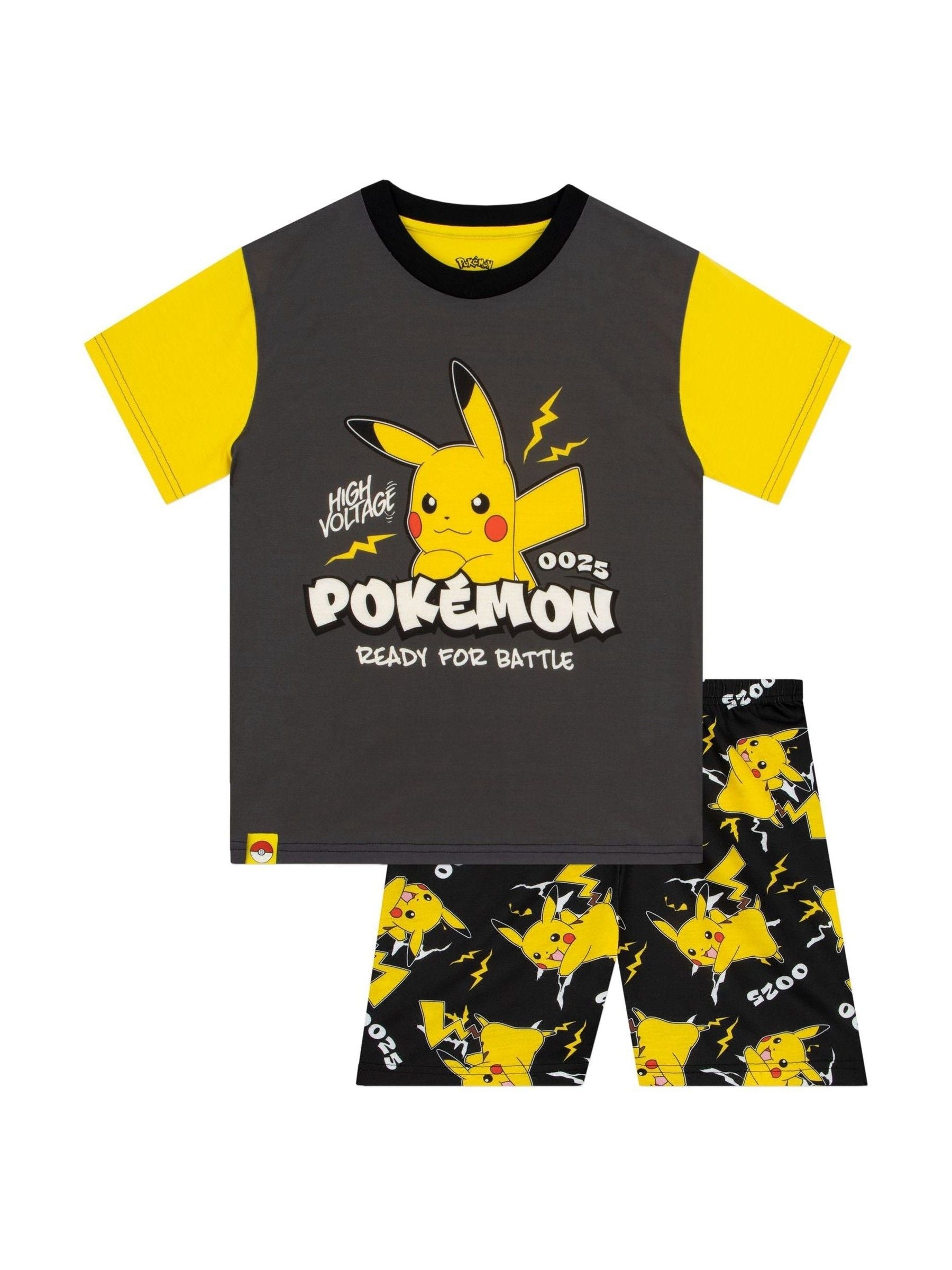 Dsiney Kidz - Character Black Pokemon Short Sleeve Pyjamas image 1