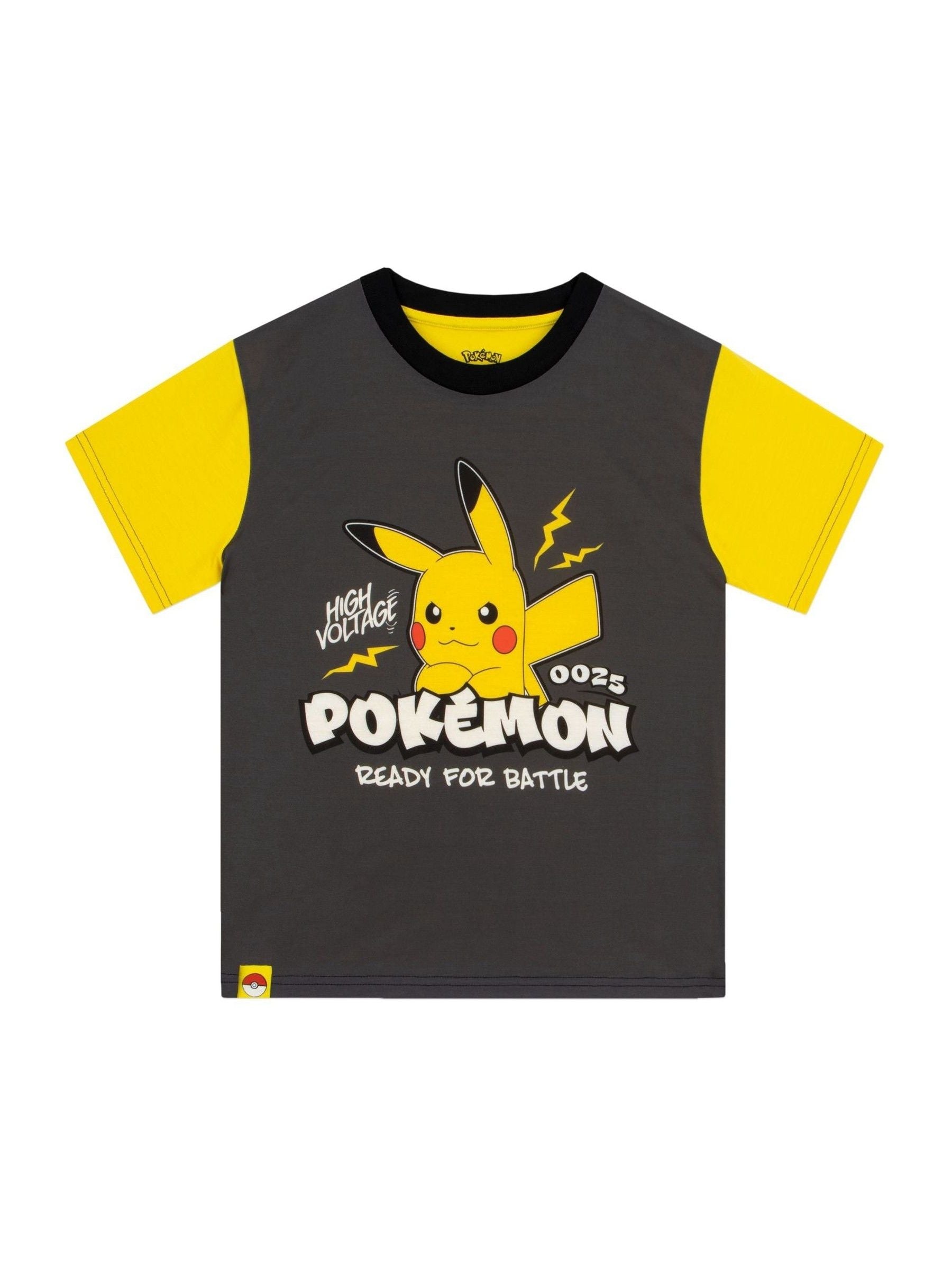 Dsiney Kidz - Character Black Pokemon Short Sleeve Pyjamas image 2