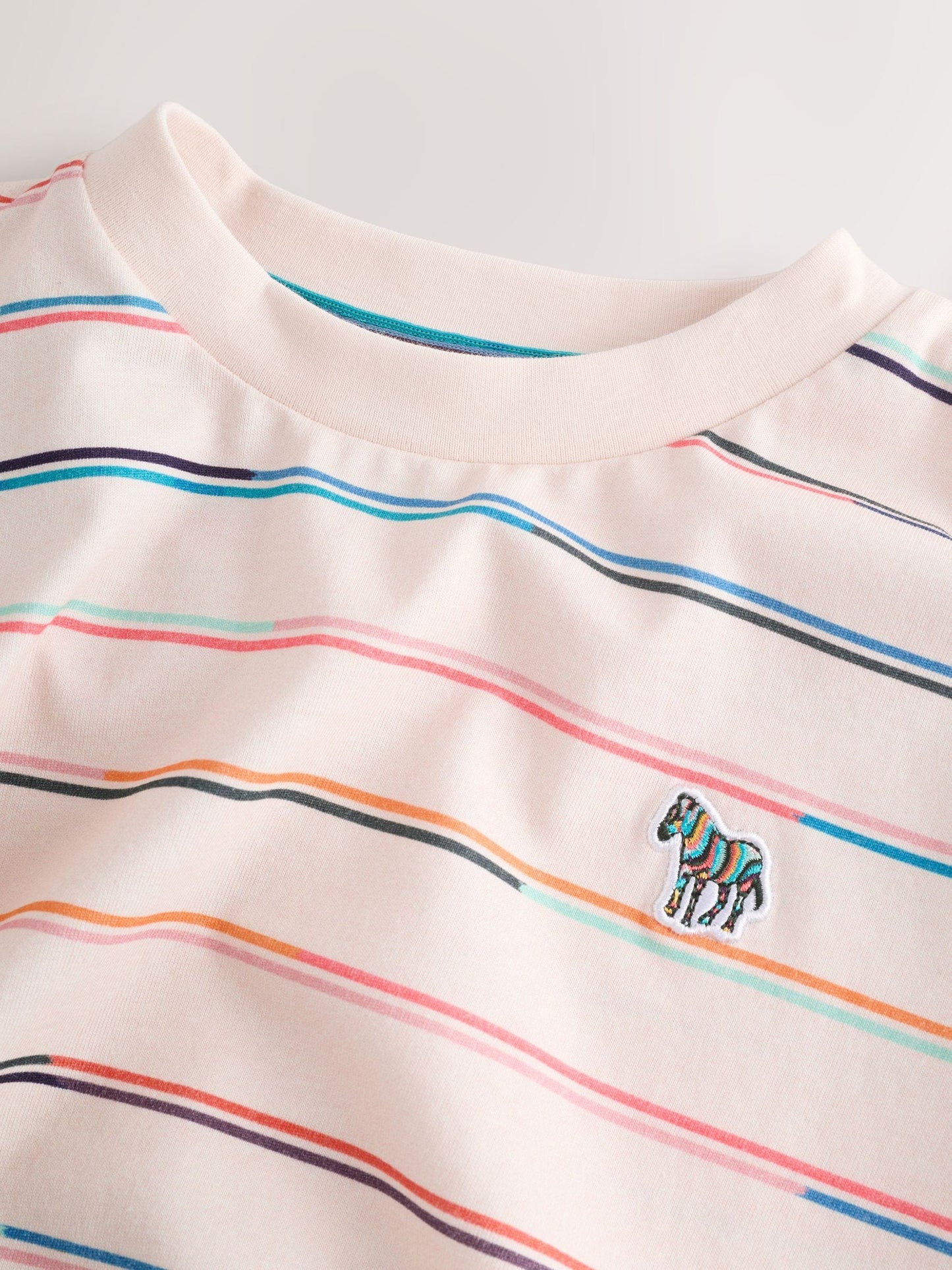 Dsiney Kidz - Paul Smith Junior Stone/Blue Stripe T-Shirt and Shorts Set image 9