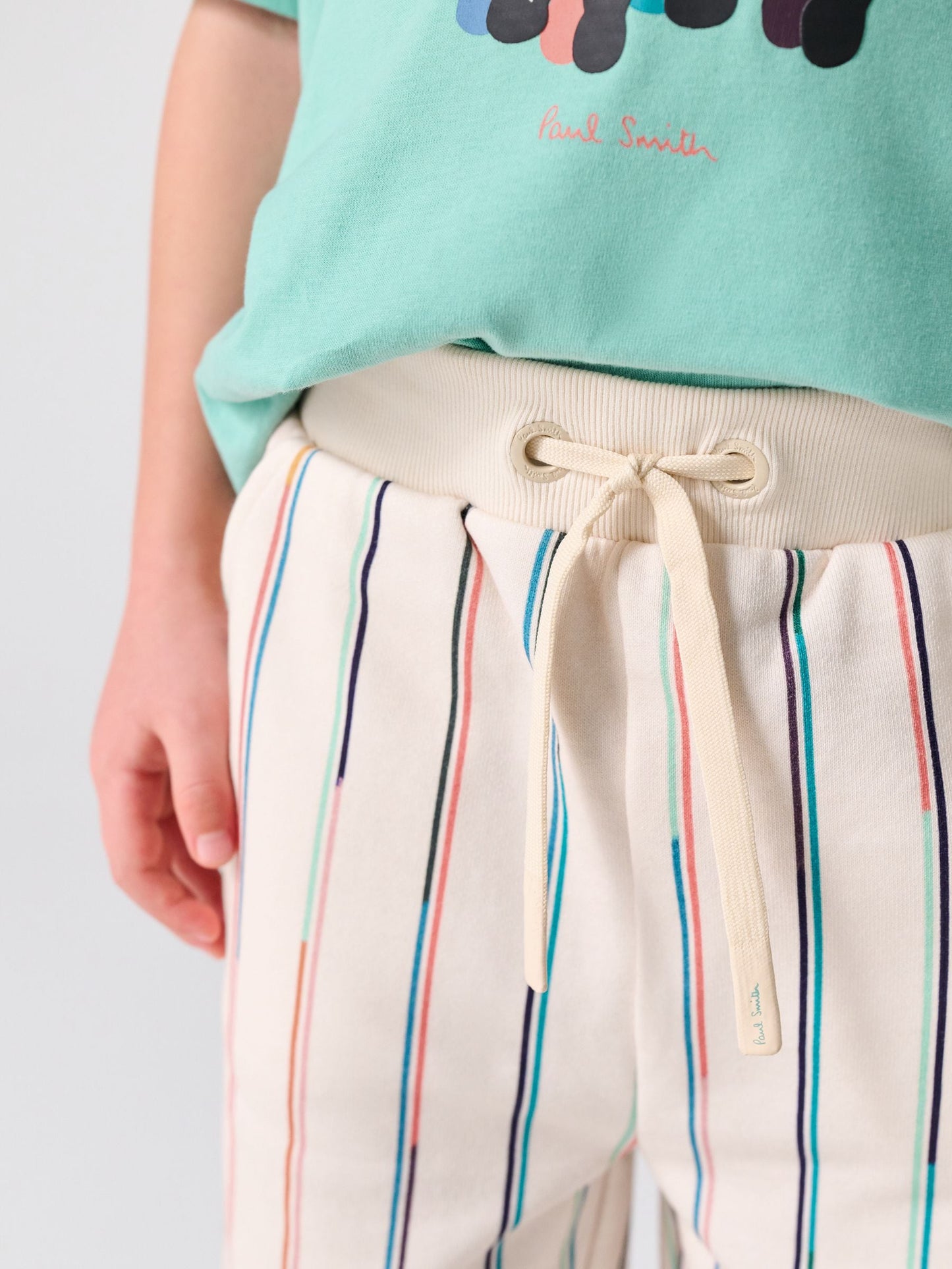 Dsiney Kidz - Paul Smith Junior Green Zebra T-Shirt and Striped Shorts Set image 5
