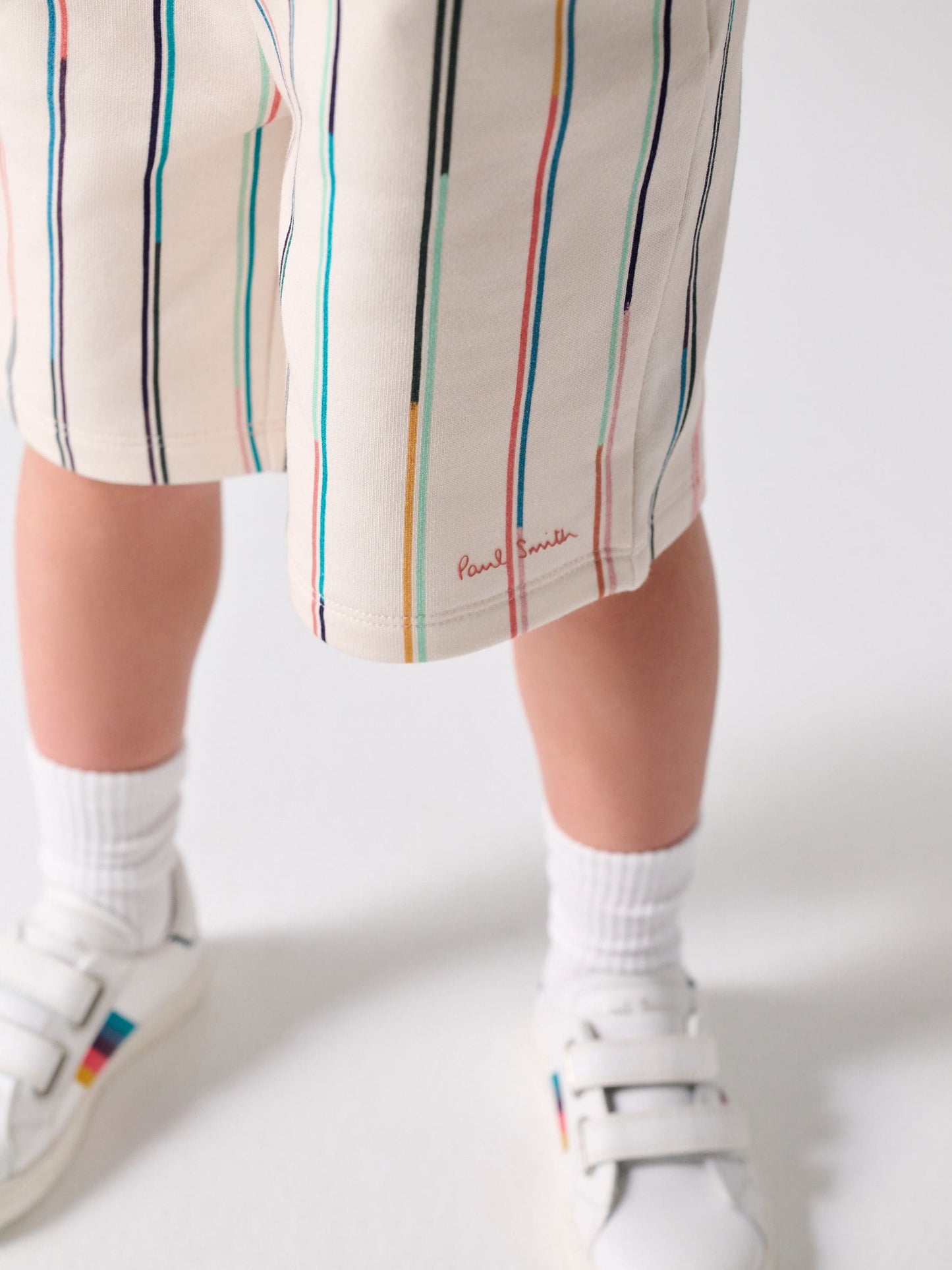 Dsiney Kidz - Paul Smith Junior Green Zebra T-Shirt and Striped Shorts Set image 7