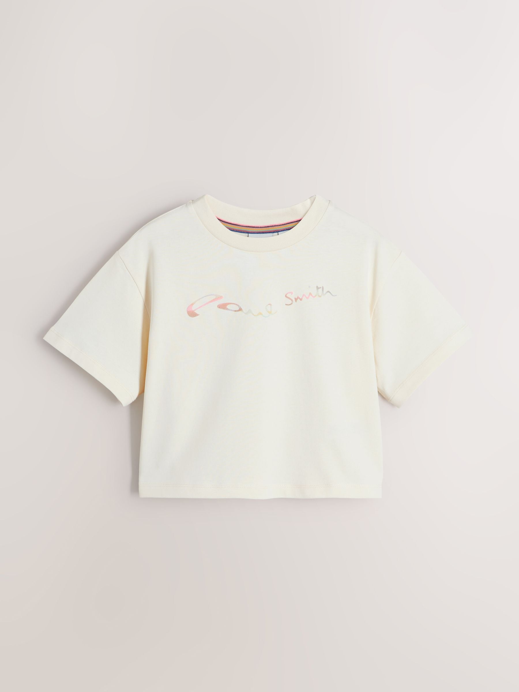 Dsiney Kidz - Paul Smith Junior Pink/Yellow Graphic T-Shirts 3 Pack image 2