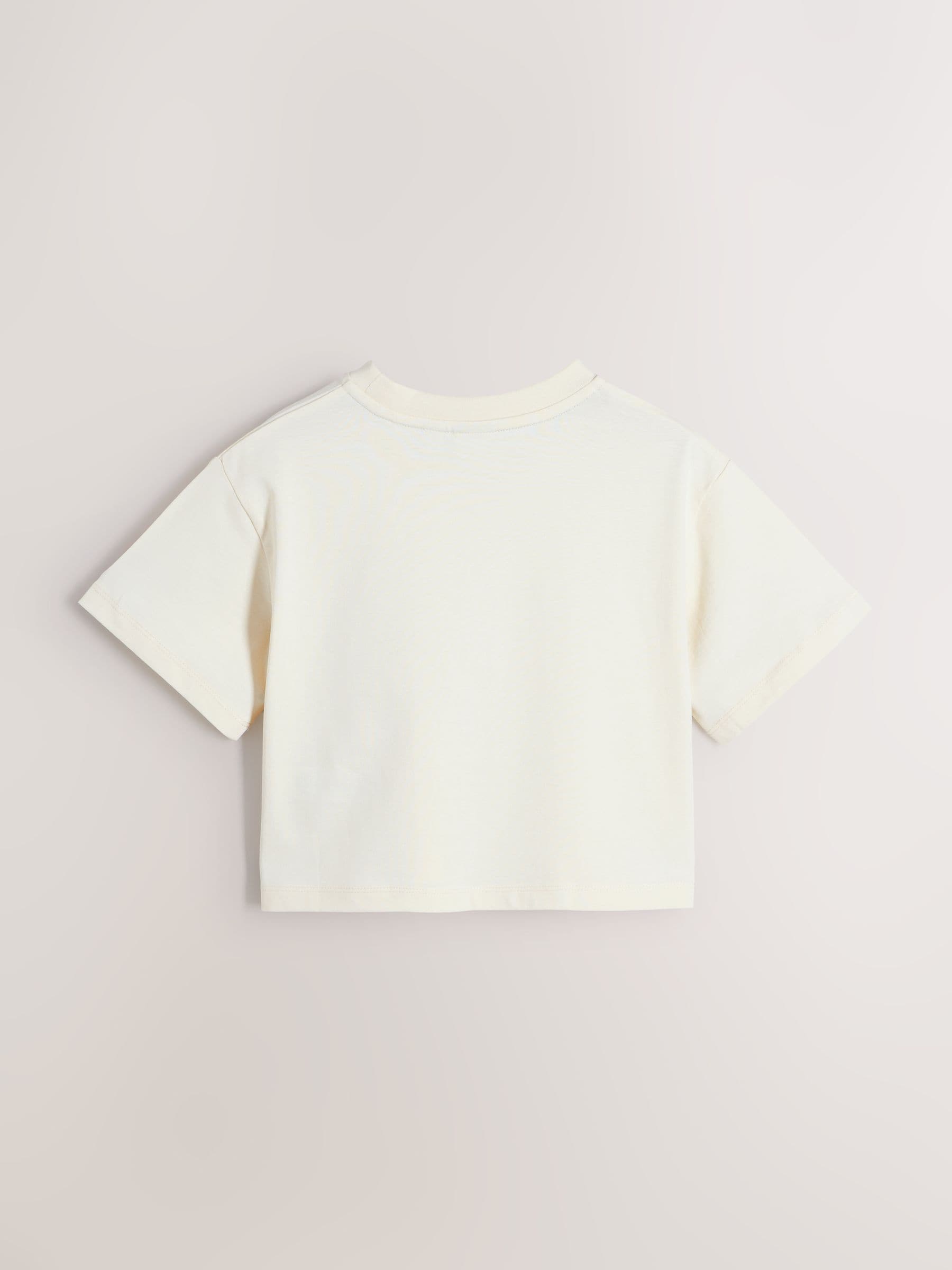 Dsiney Kidz - Paul Smith Junior Pink/Yellow Graphic T-Shirts 3 Pack image 3