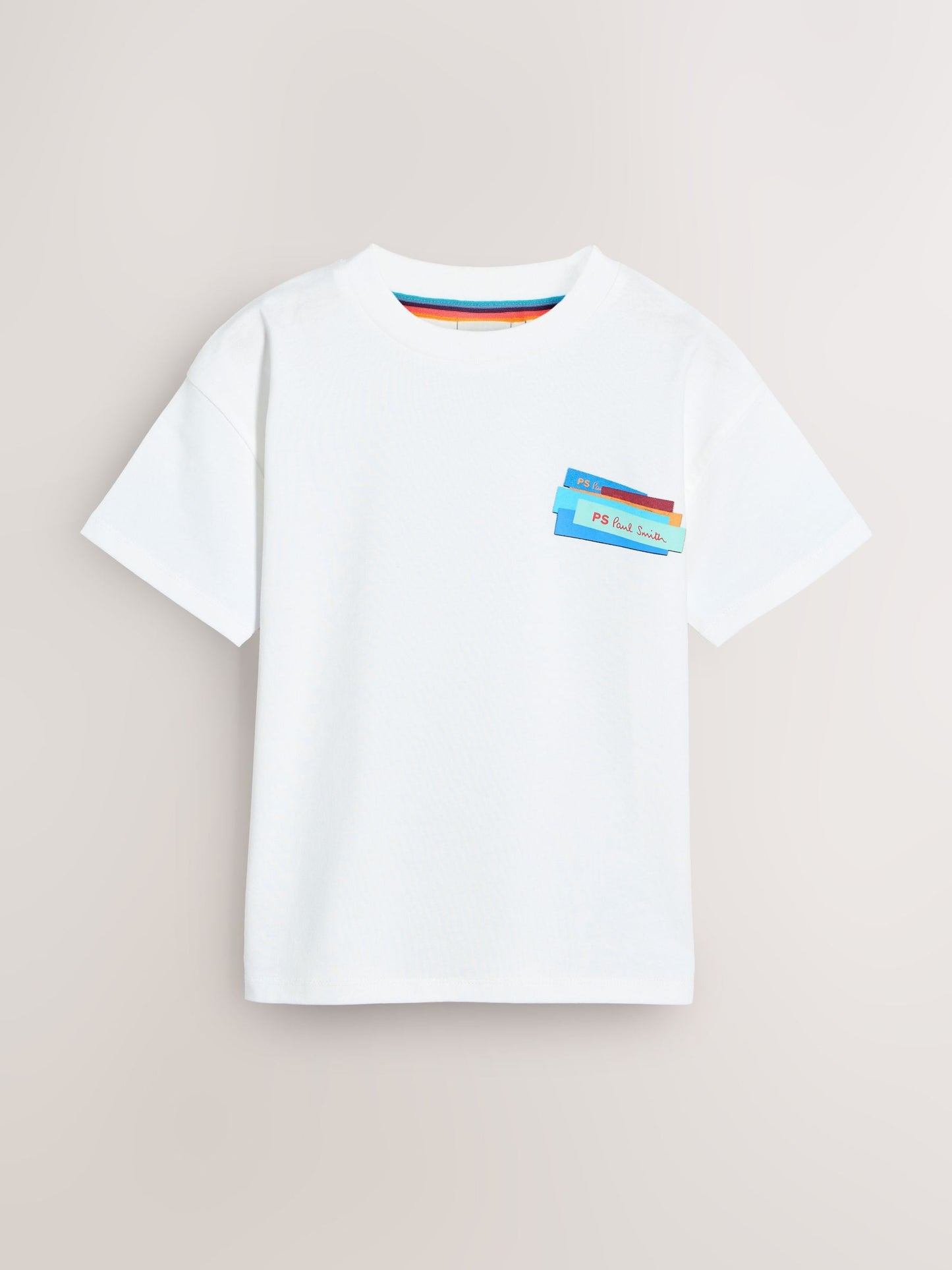 Dsiney Kidz - Paul Smith Junior White/Black/Blue Graphic T-Shirts 3 Pack image 4