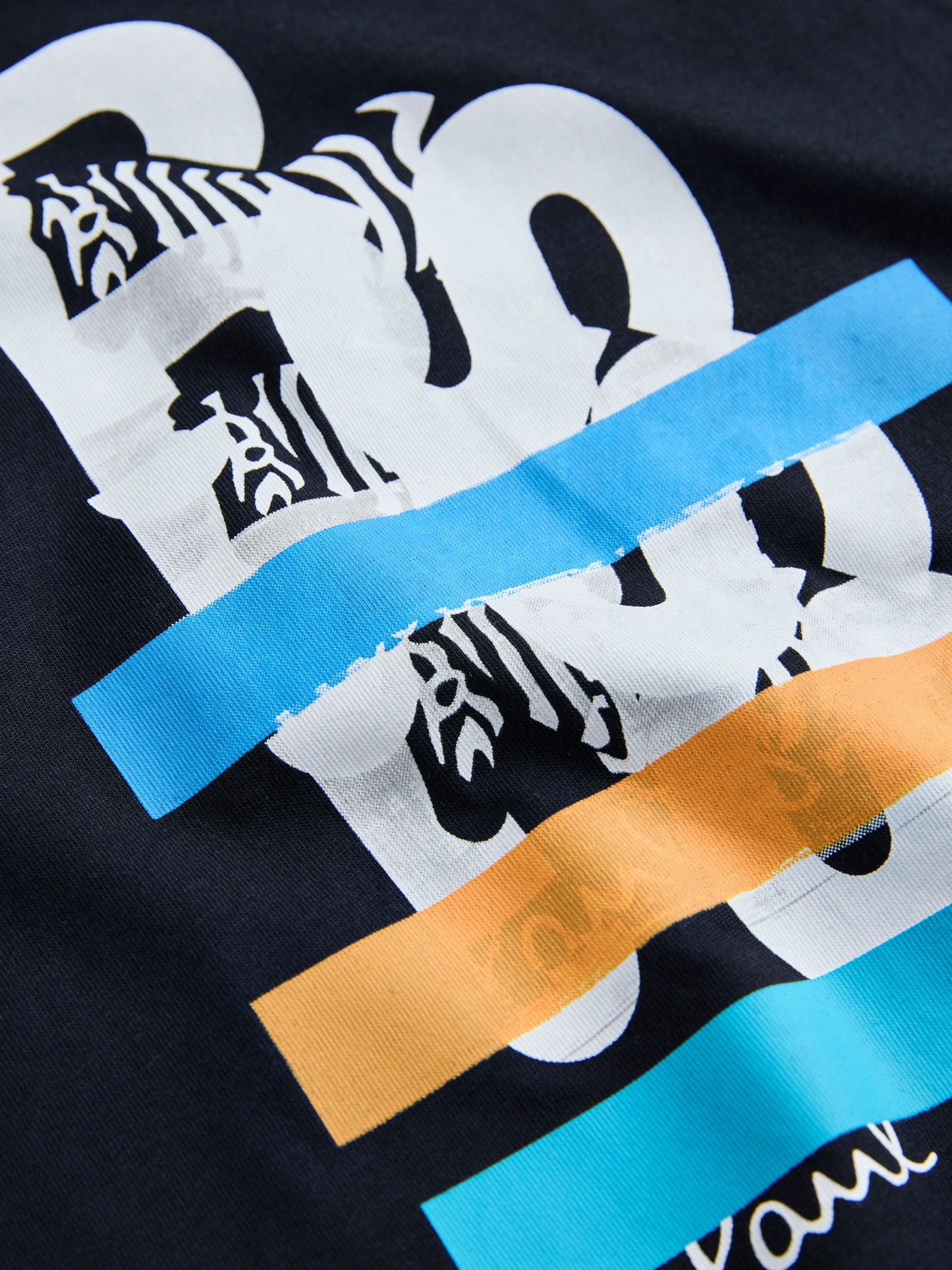 Dsiney Kidz - Paul Smith Junior White/Black/Blue Graphic T-Shirts 3 Pack image 8