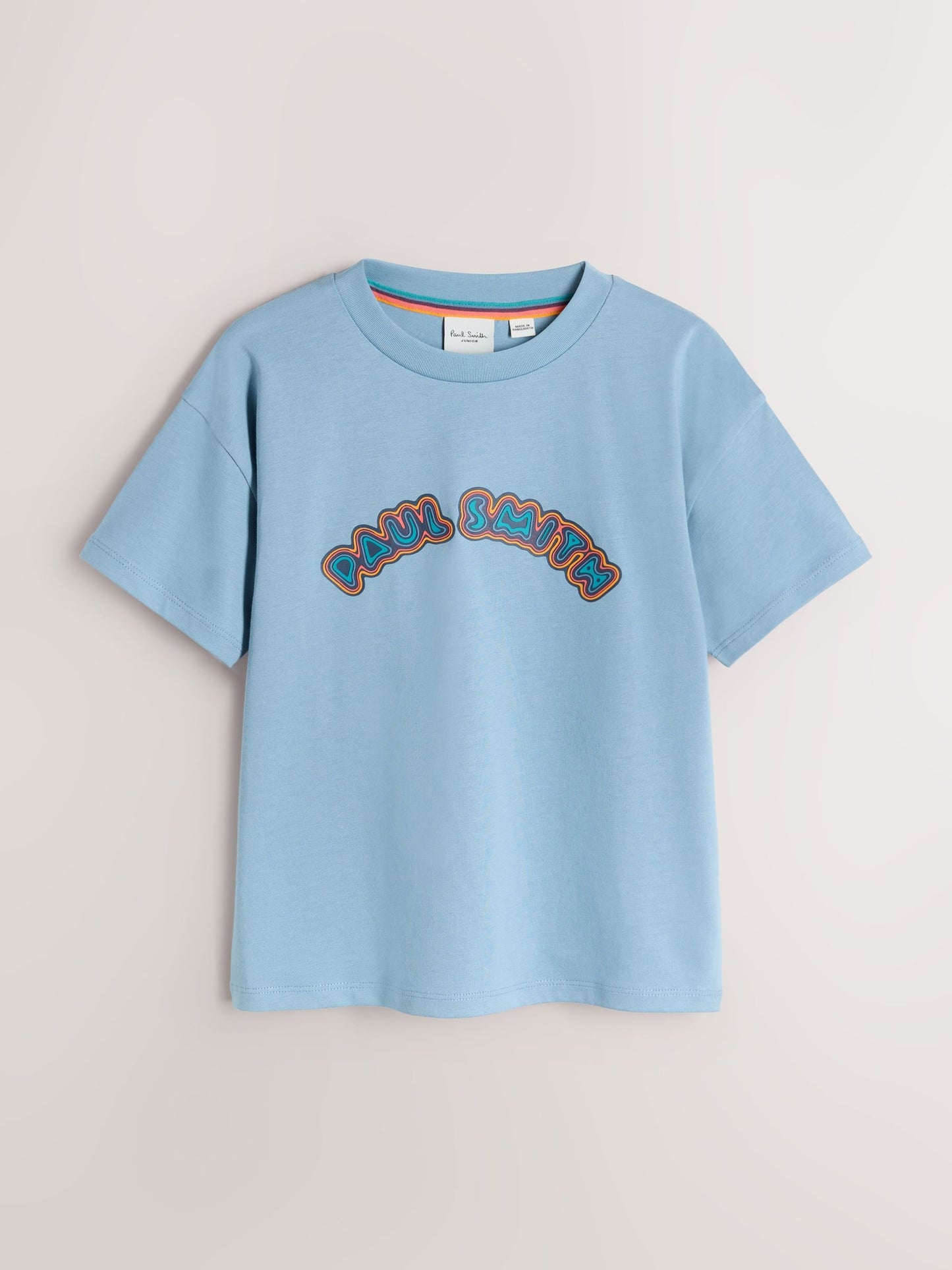 Dsiney Kidz - Paul Smith Junior Grey/Brown/Blue Graphic T-Shirts 3 Pack image 2