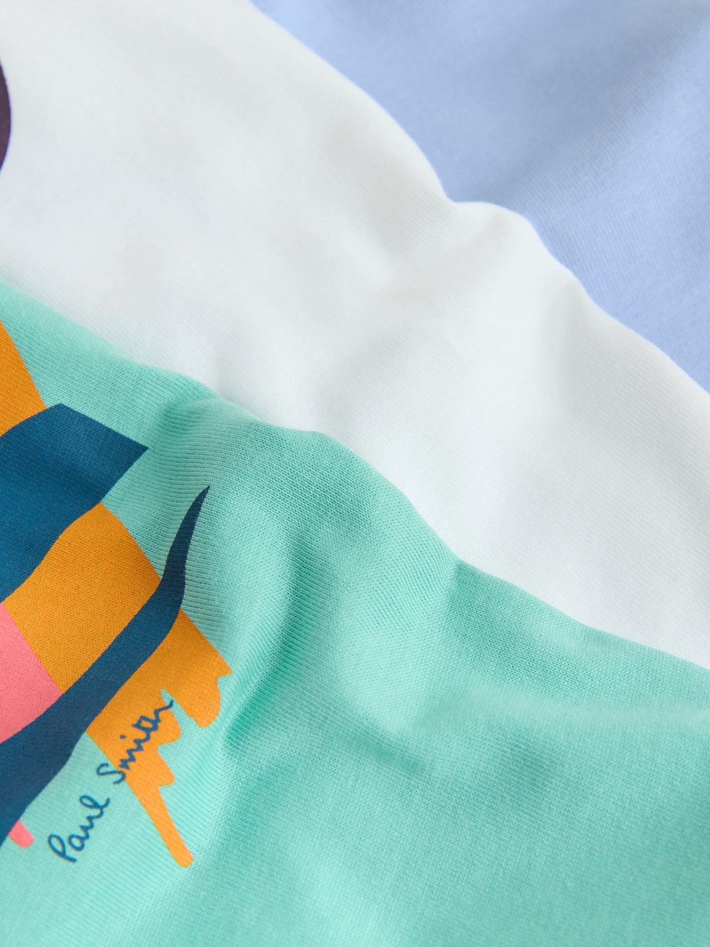 Dsiney Kidz - Paul Smith Junior White/Blue/Green Graphic T-Shirts 3 Pack image 6