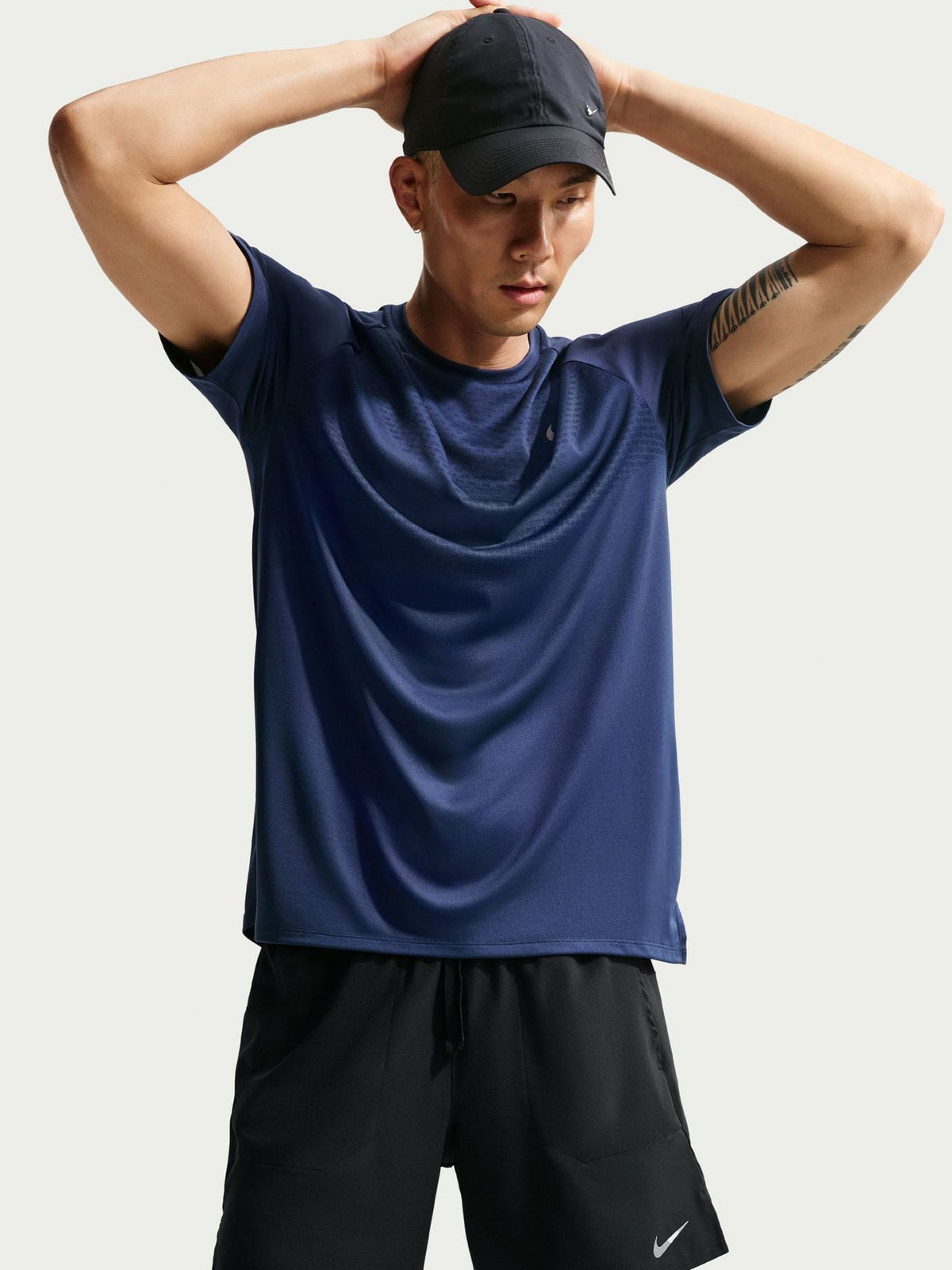 Dsiney Kidz - Nike Black Dri-FIT Stride 7 Inch Briefs Lined Running Shorts image 5
